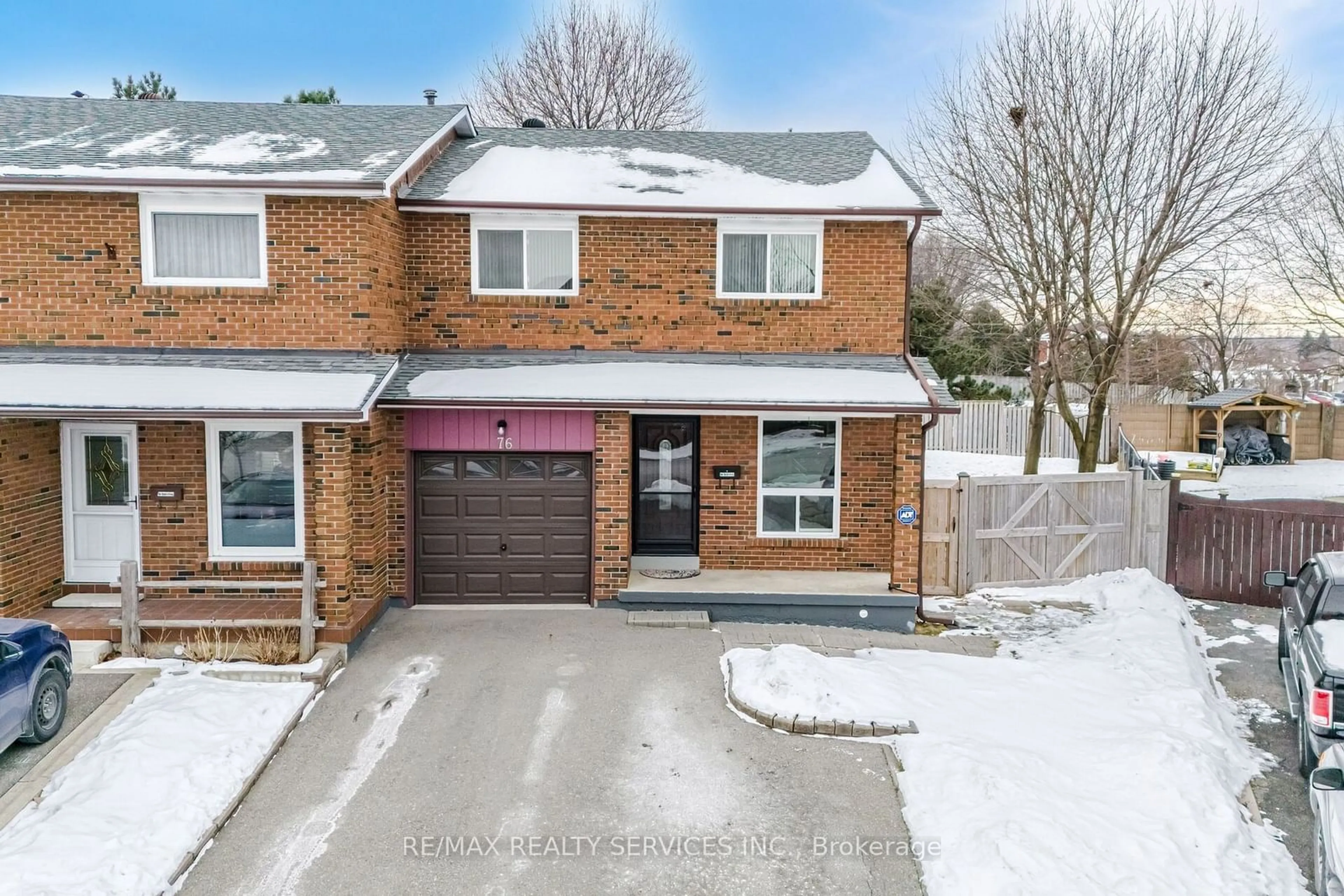 Home with brick exterior material, street for 76 Simmons Blvd, Brampton Ontario L6V 3V6