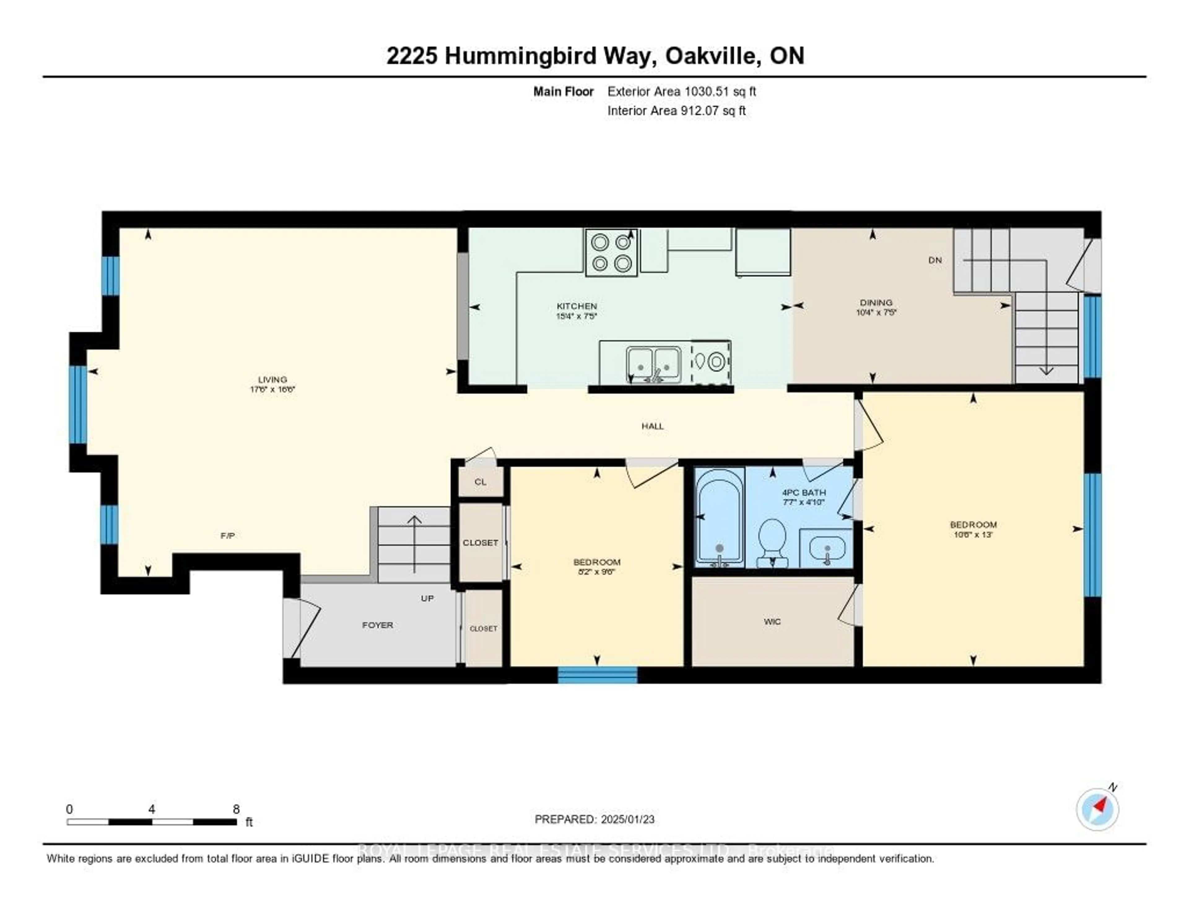 Floor plan for 2225 Hummingbird Way, Oakville Ontario L6M 3Z6