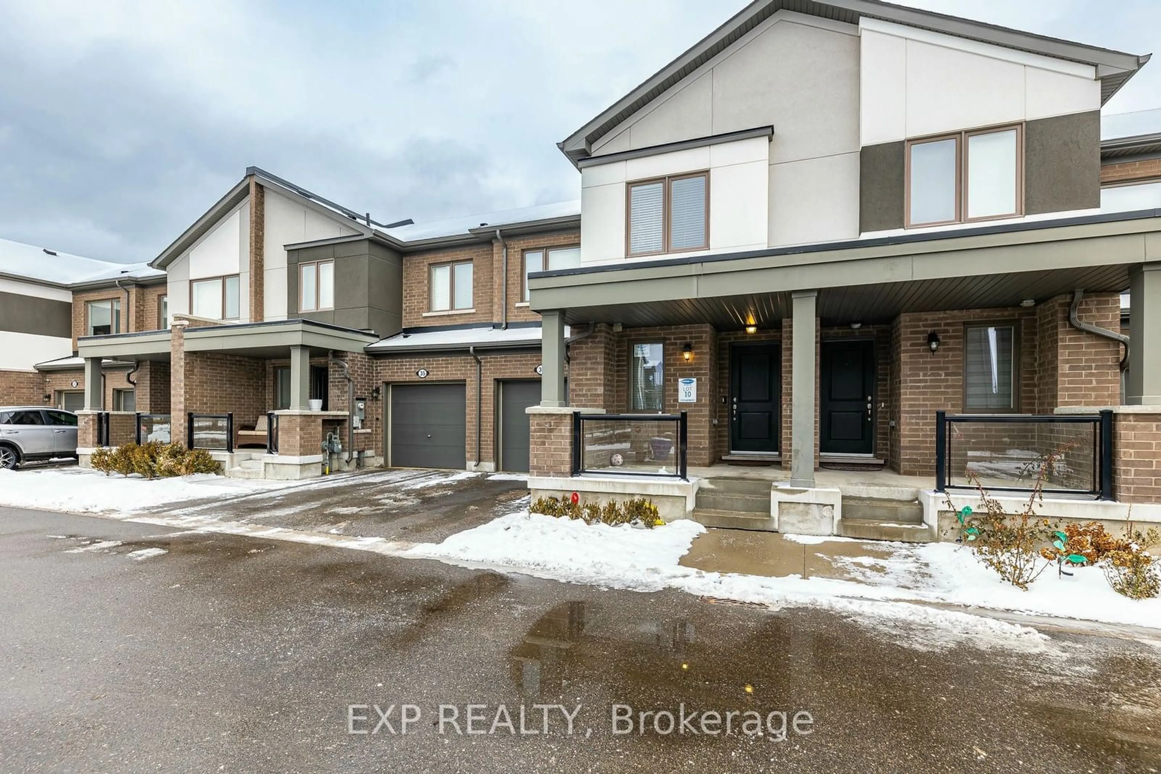 A pic from outside/outdoor area/front of a property/back of a property/a pic from drone, street for 1125 Leger Way #36, Milton Ontario L9E 1N7