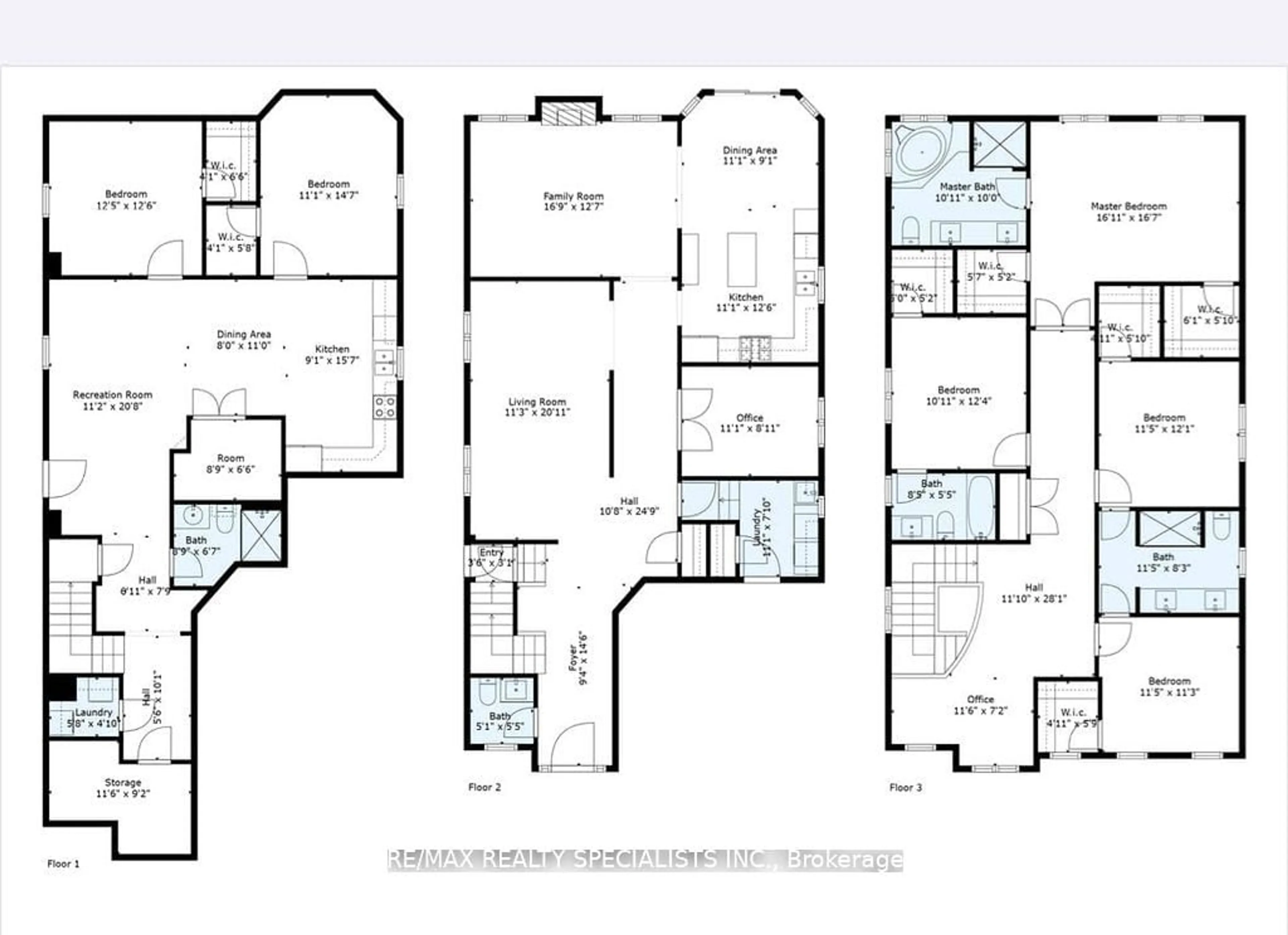 Floor plan for 4 Vernosa Dr, Brampton Ontario L6Y 2Y2