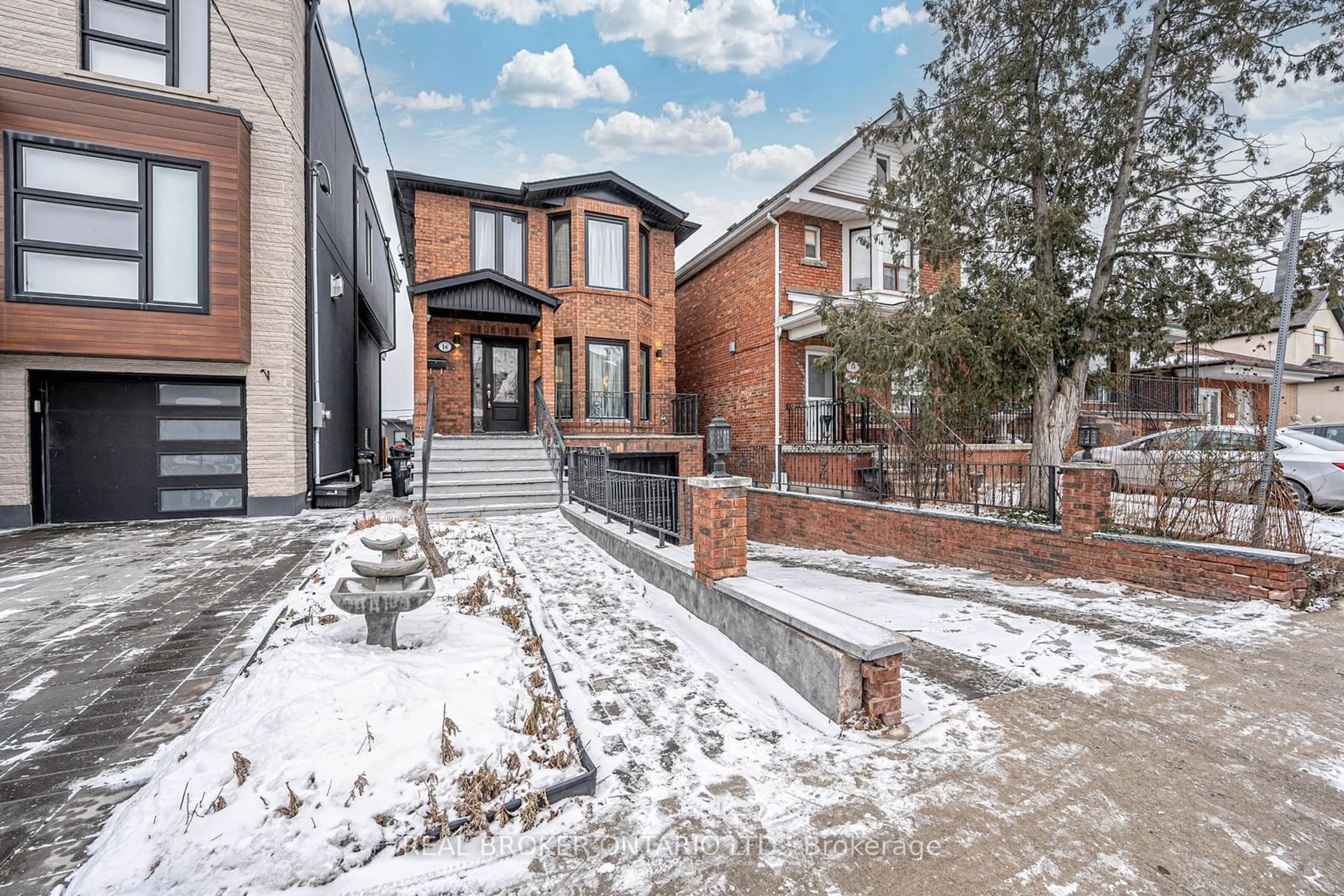 Home with brick exterior material, street for 16 Hatherley Rd, Toronto Ontario M6E 1V9