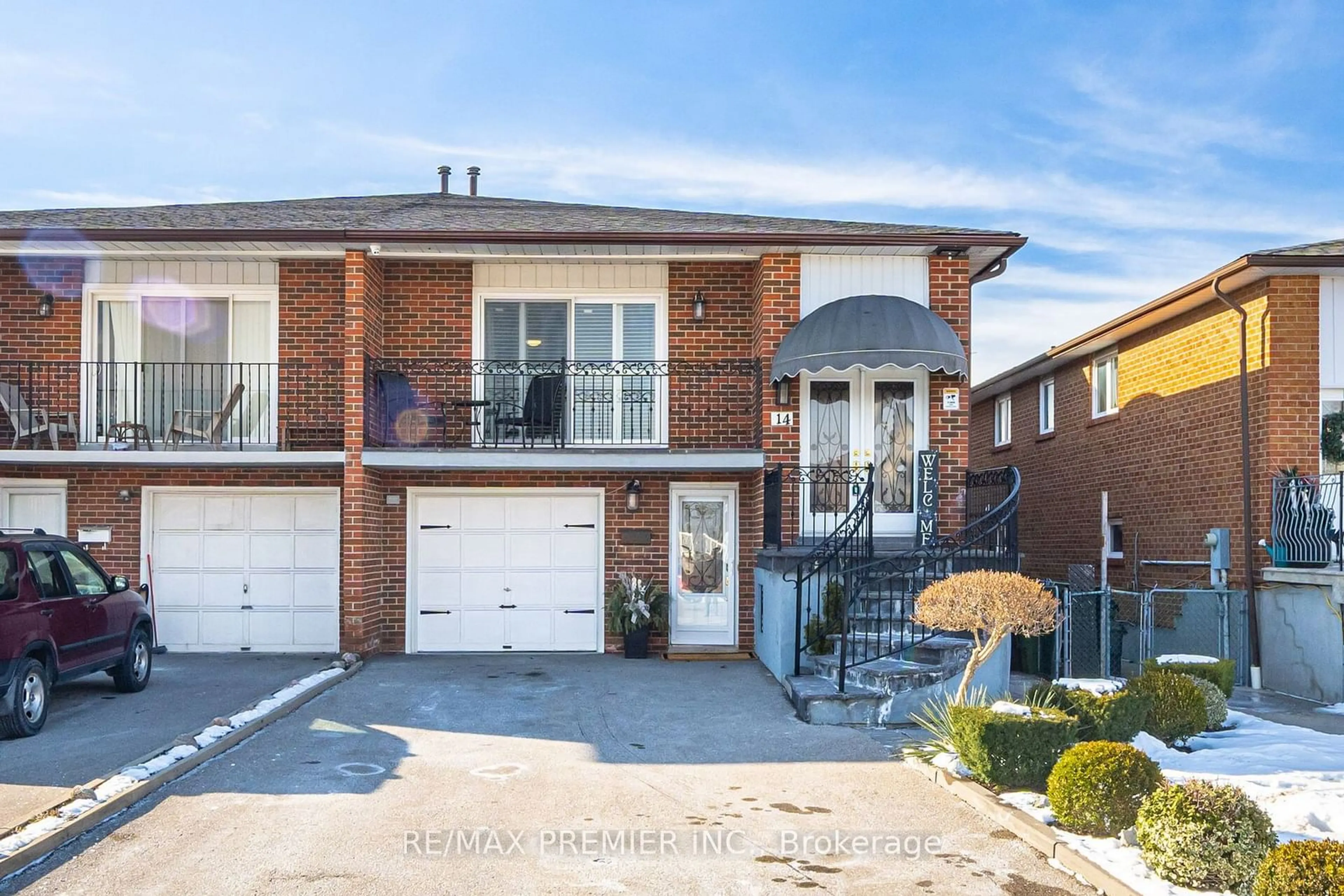 Home with brick exterior material, street for 14 Capstan Crt, Toronto Ontario M3L 2M9