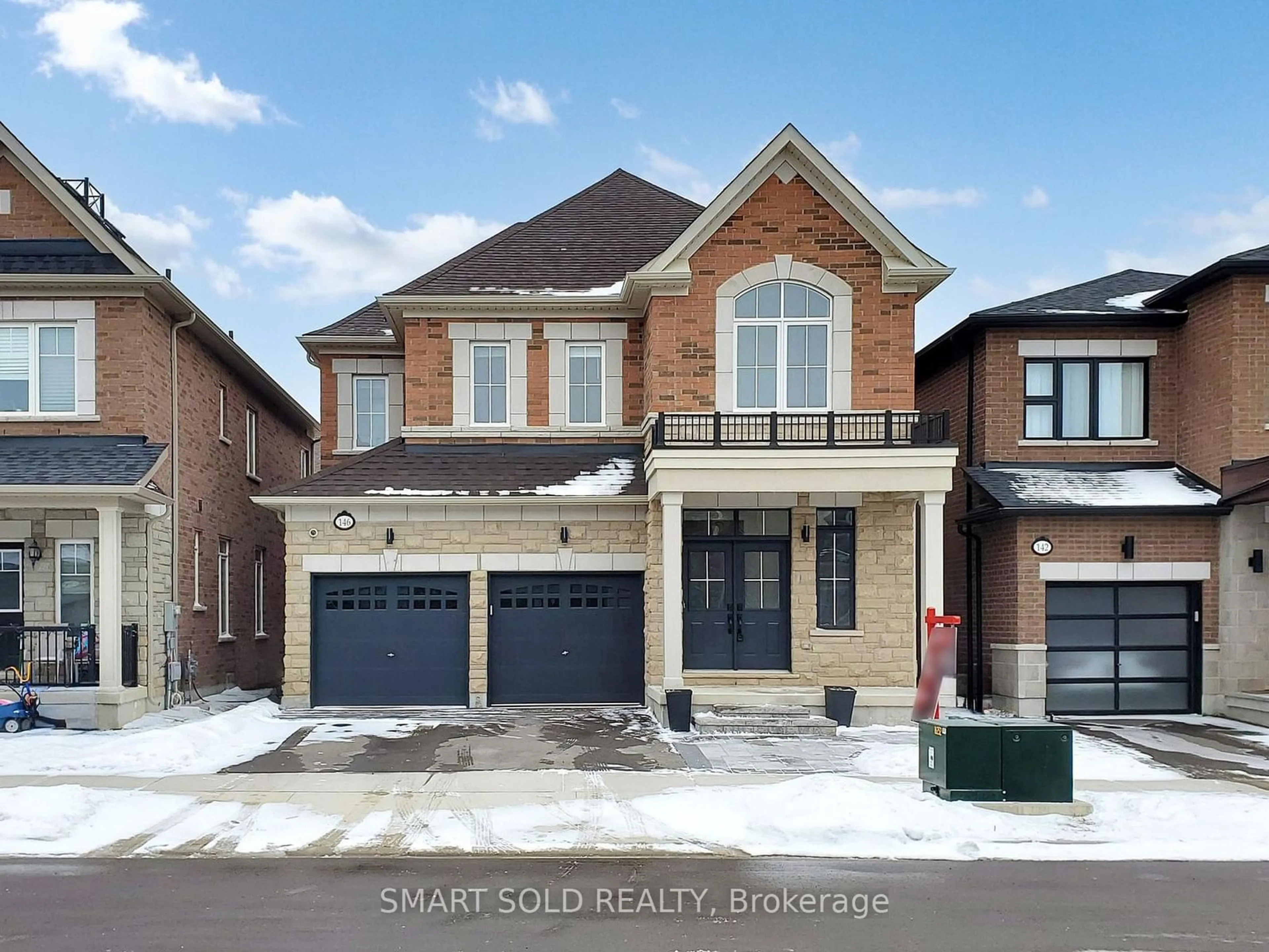 Home with brick exterior material, street for 146 Petgor Path, Oakville Ontario L6H 0Y6