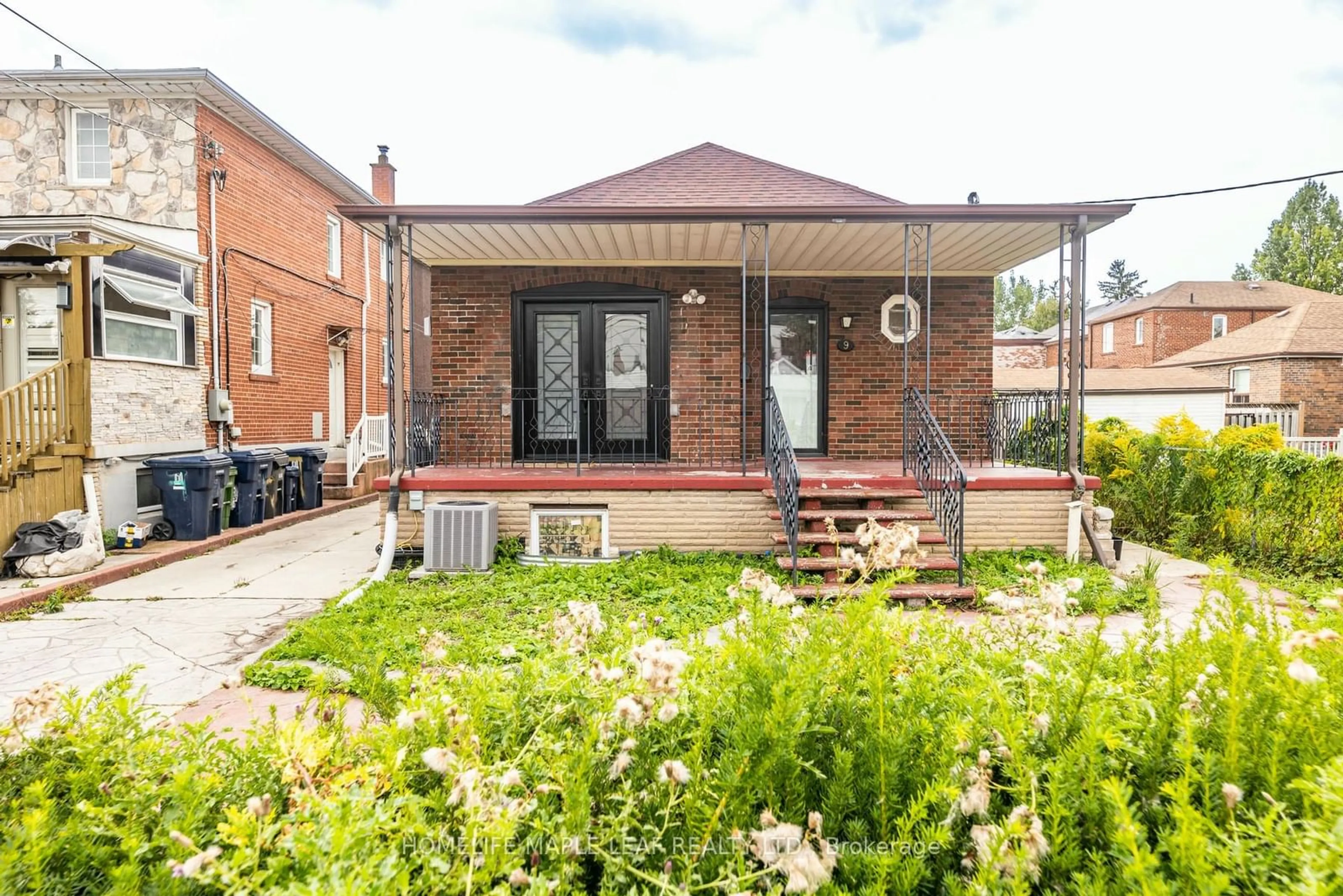 Home with brick exterior material, street for 9 Hertford Ave, Toronto Ontario M6M 1R9