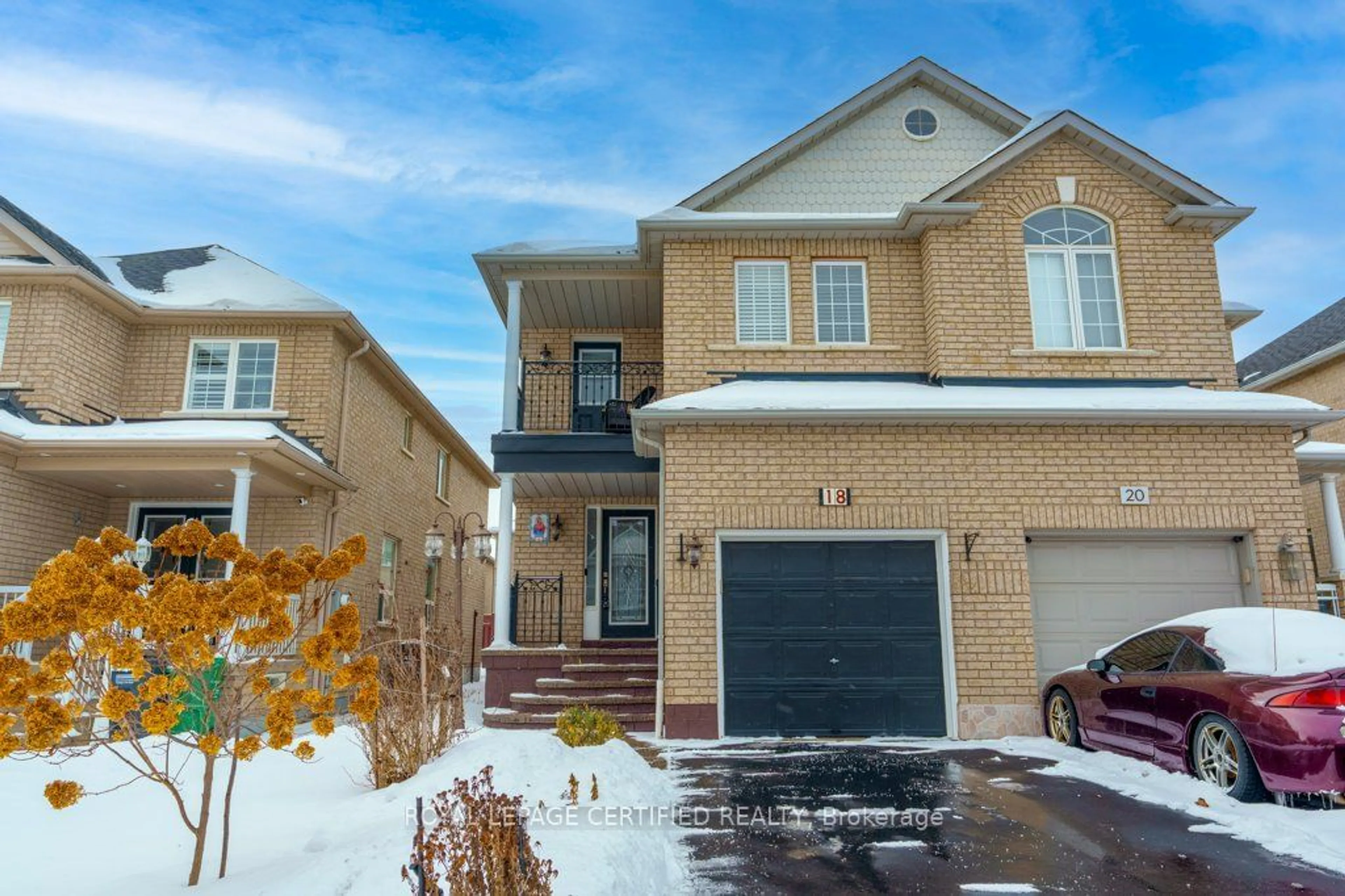 Home with brick exterior material, street for 18 Newark Way, Brampton Ontario L7A 2V1