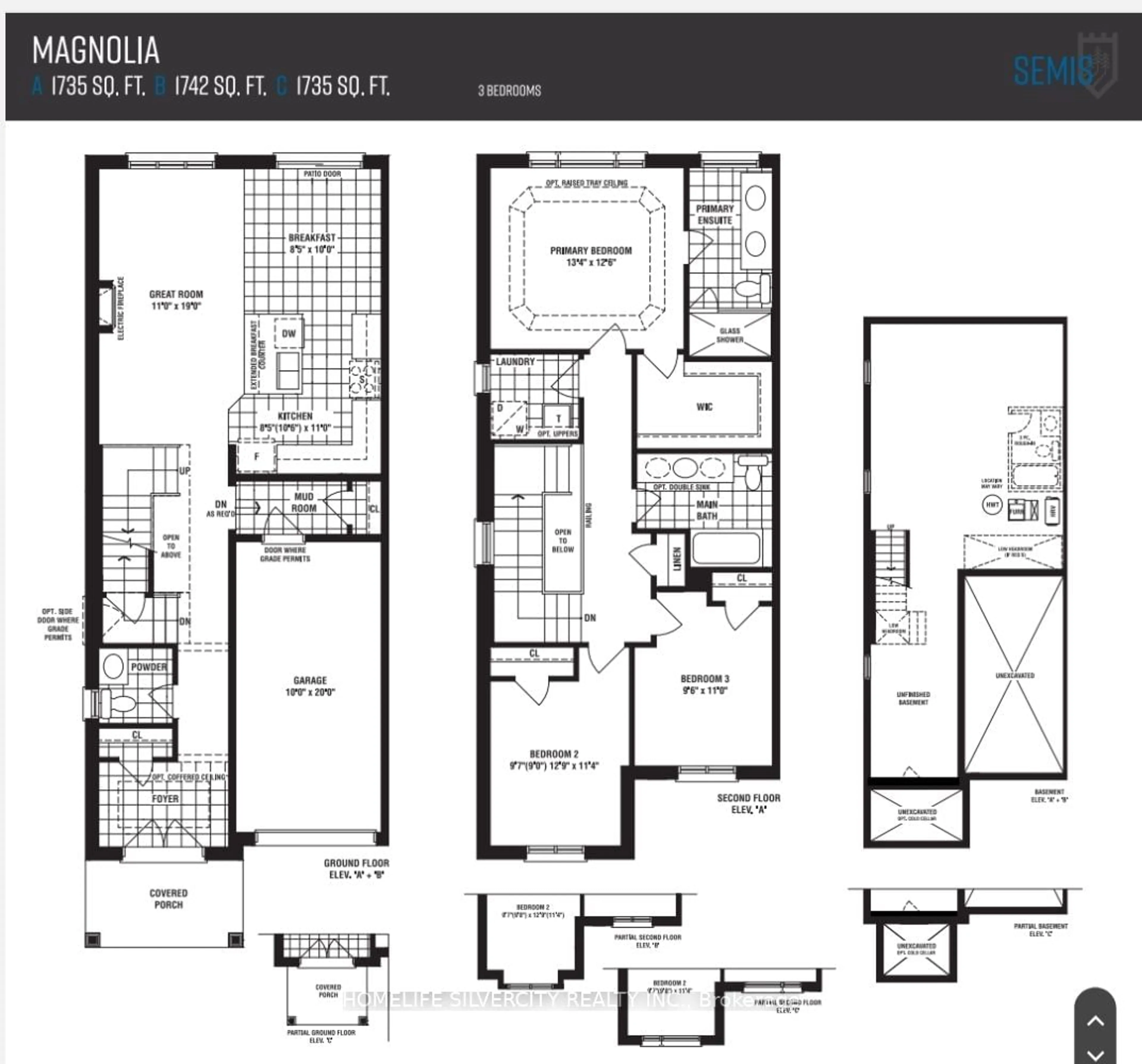 Floor plan for 34 Lipscott Dr, Caledon Ontario L7C 4J7