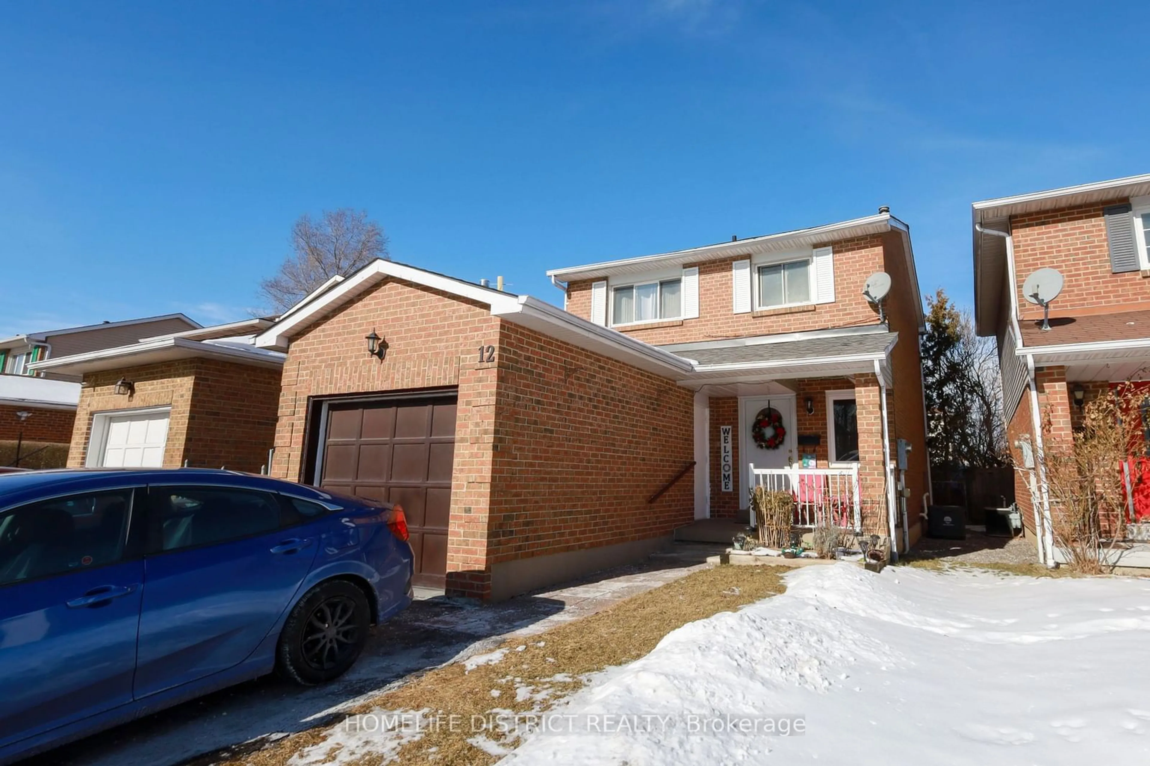 Home with brick exterior material, street for 12 Summertime Crt, Brampton Ontario L6Z 2B4