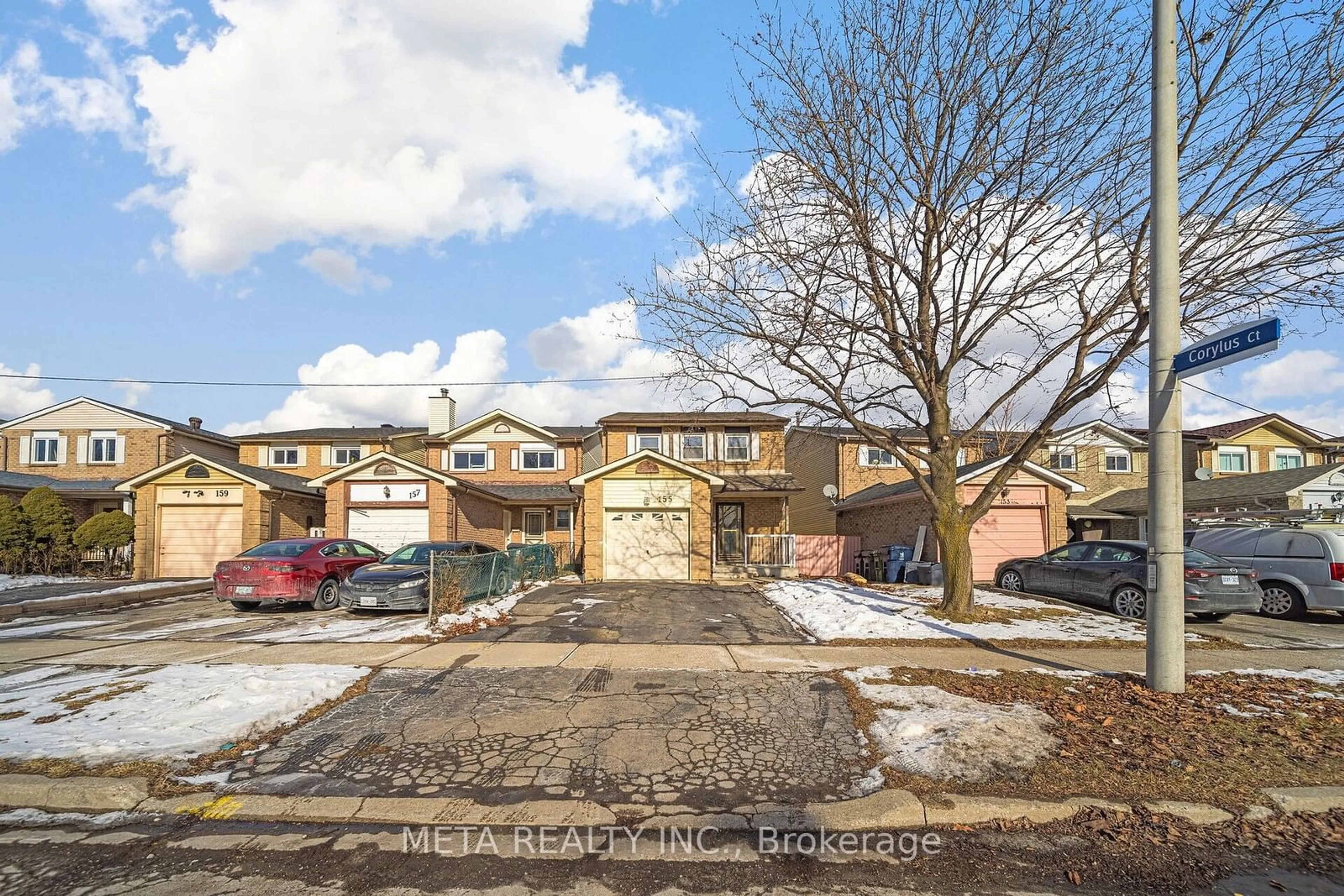 A pic from outside/outdoor area/front of a property/back of a property/a pic from drone, street for 155 Briarwood Ave, Toronto Ontario M9W 6C9