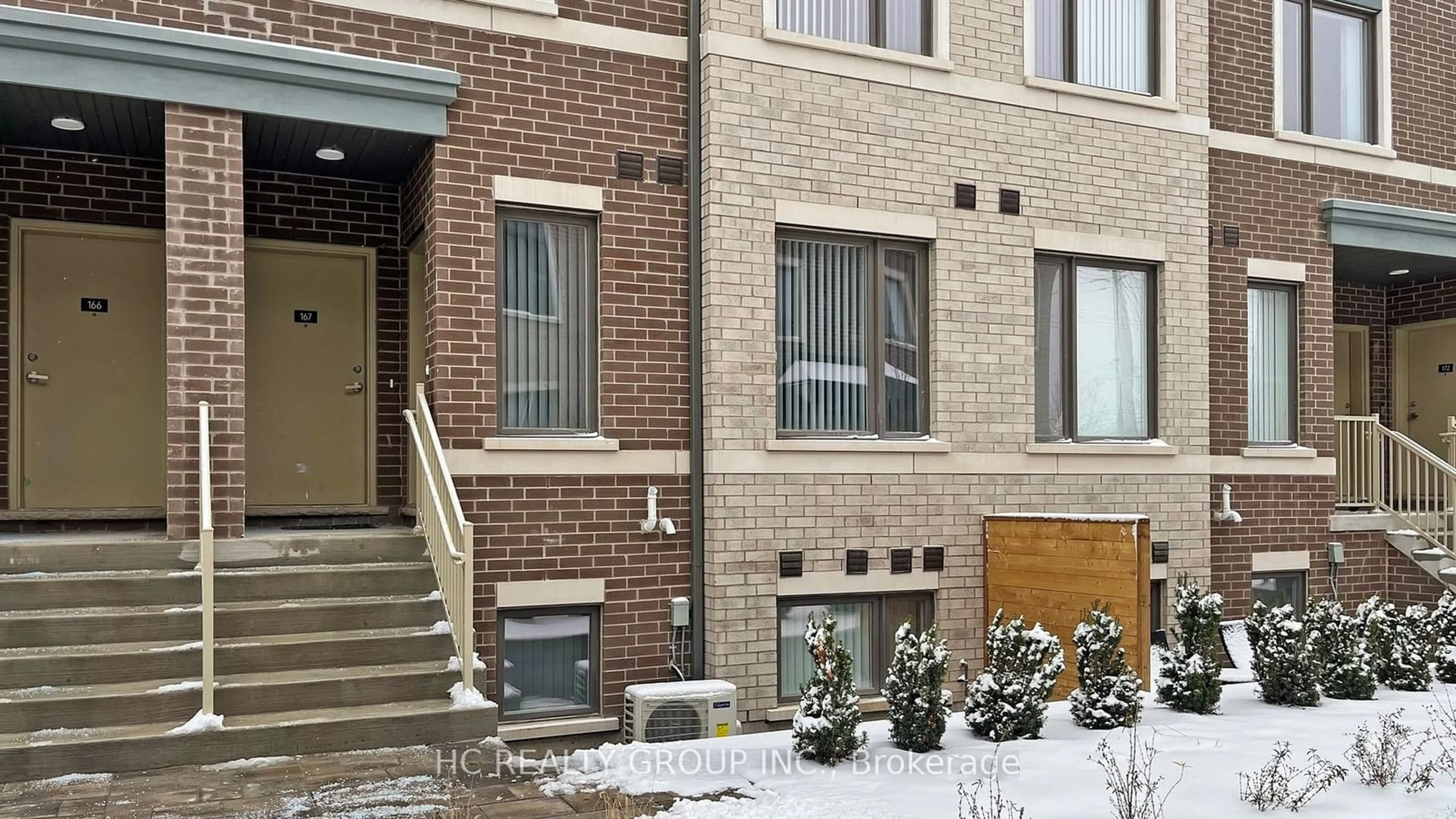 Home with brick exterior material, street for 20 Lloyd Janes Lane #168, Toronto Ontario M8V 0J5