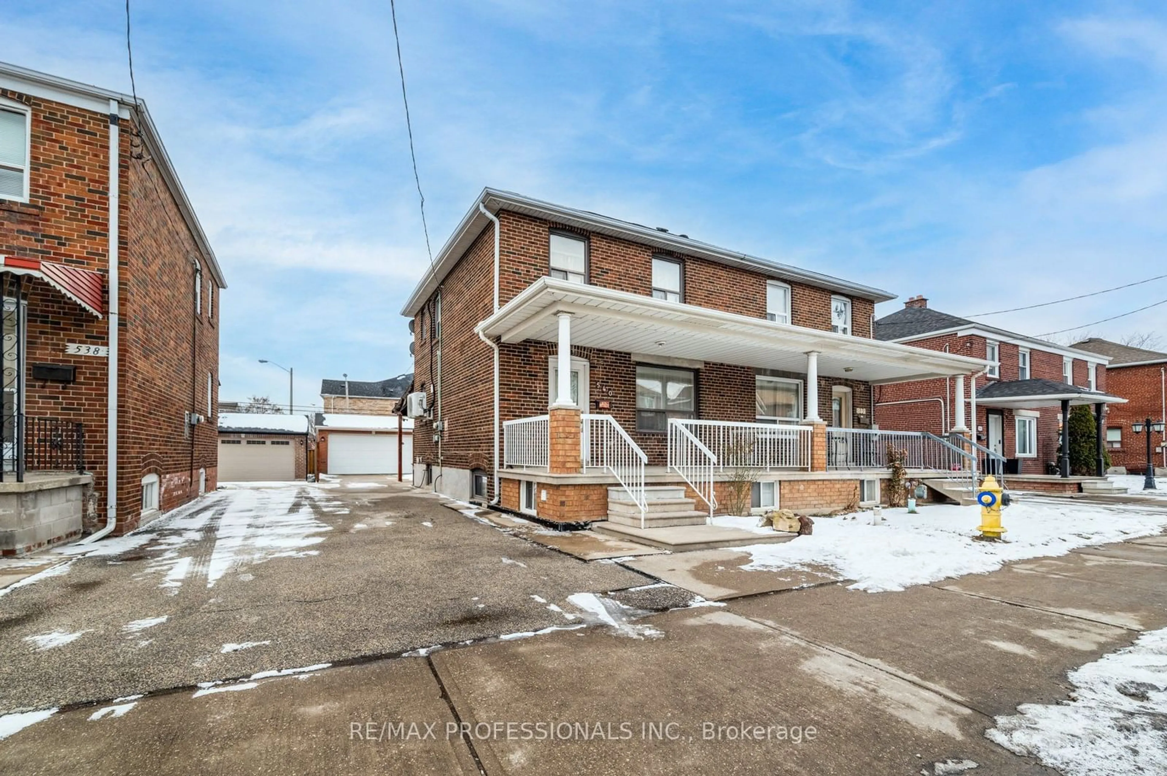 Home with brick exterior material, street for 540 Old Weston Rd, Toronto Ontario M6N 3B1