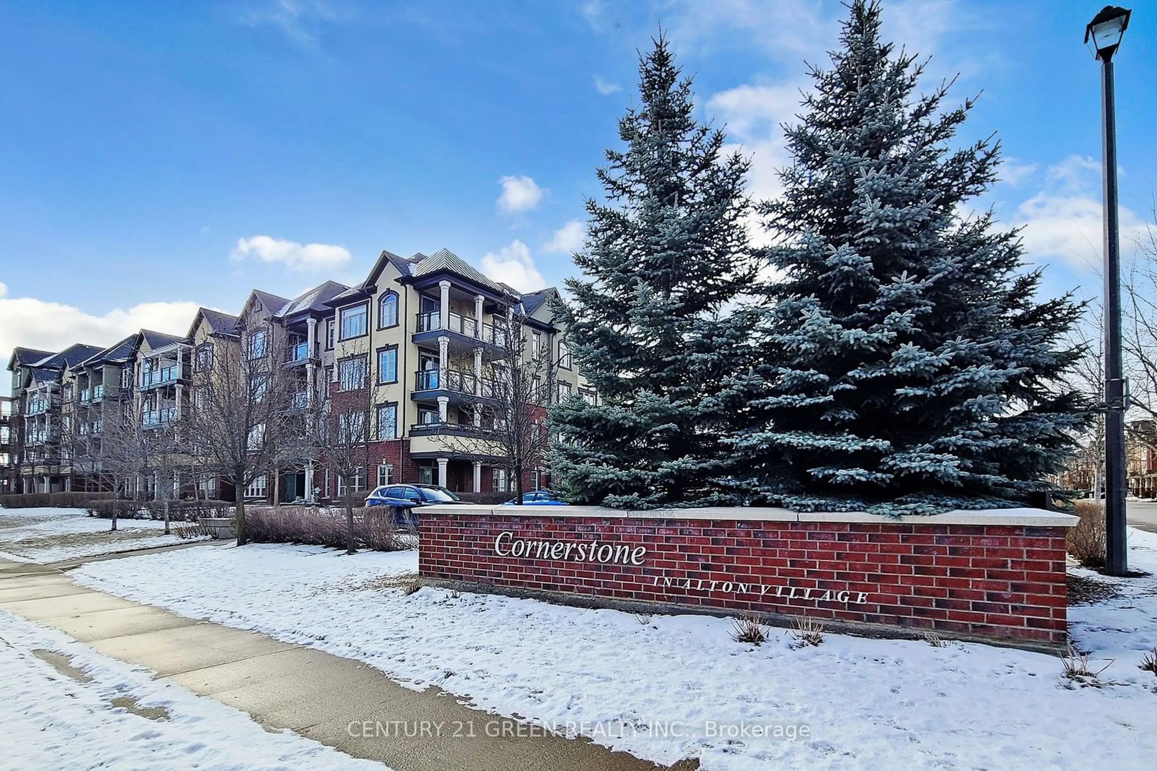 A pic from outside/outdoor area/front of a property/back of a property/a pic from drone, unknown for 3060 Rotary Way #215, Burlington Ontario L7M 0G9