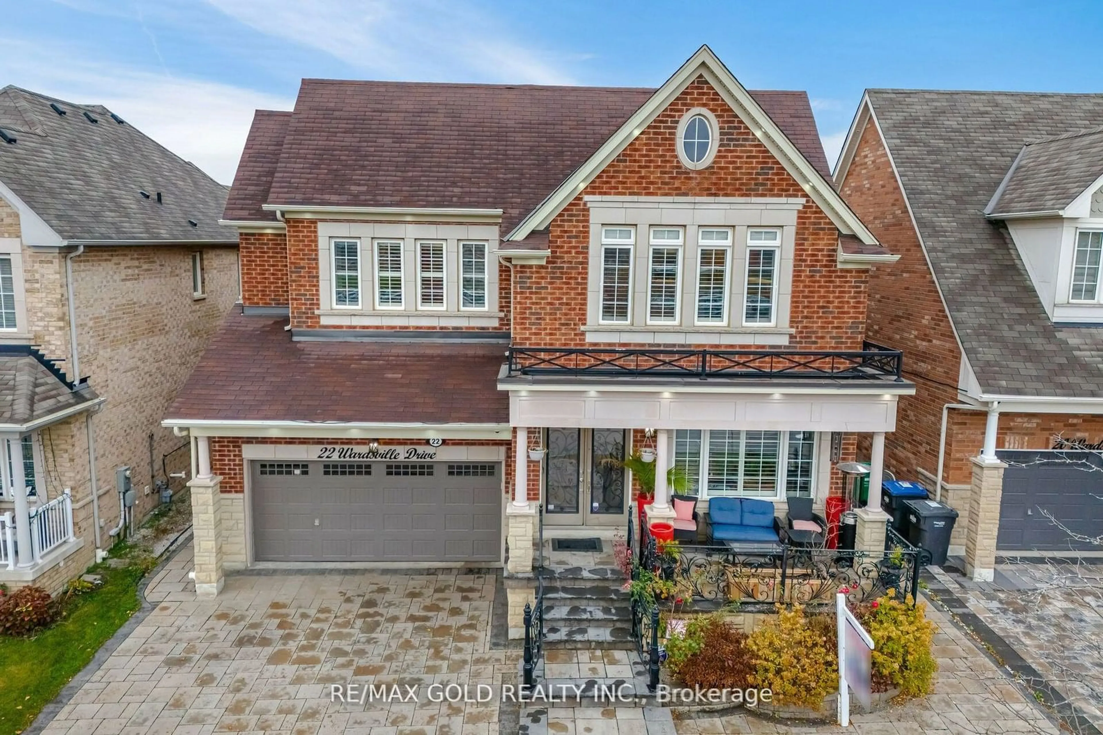 Home with brick exterior material, street for 22 Wardsville Dr, Brampton Ontario L6Y 0T7