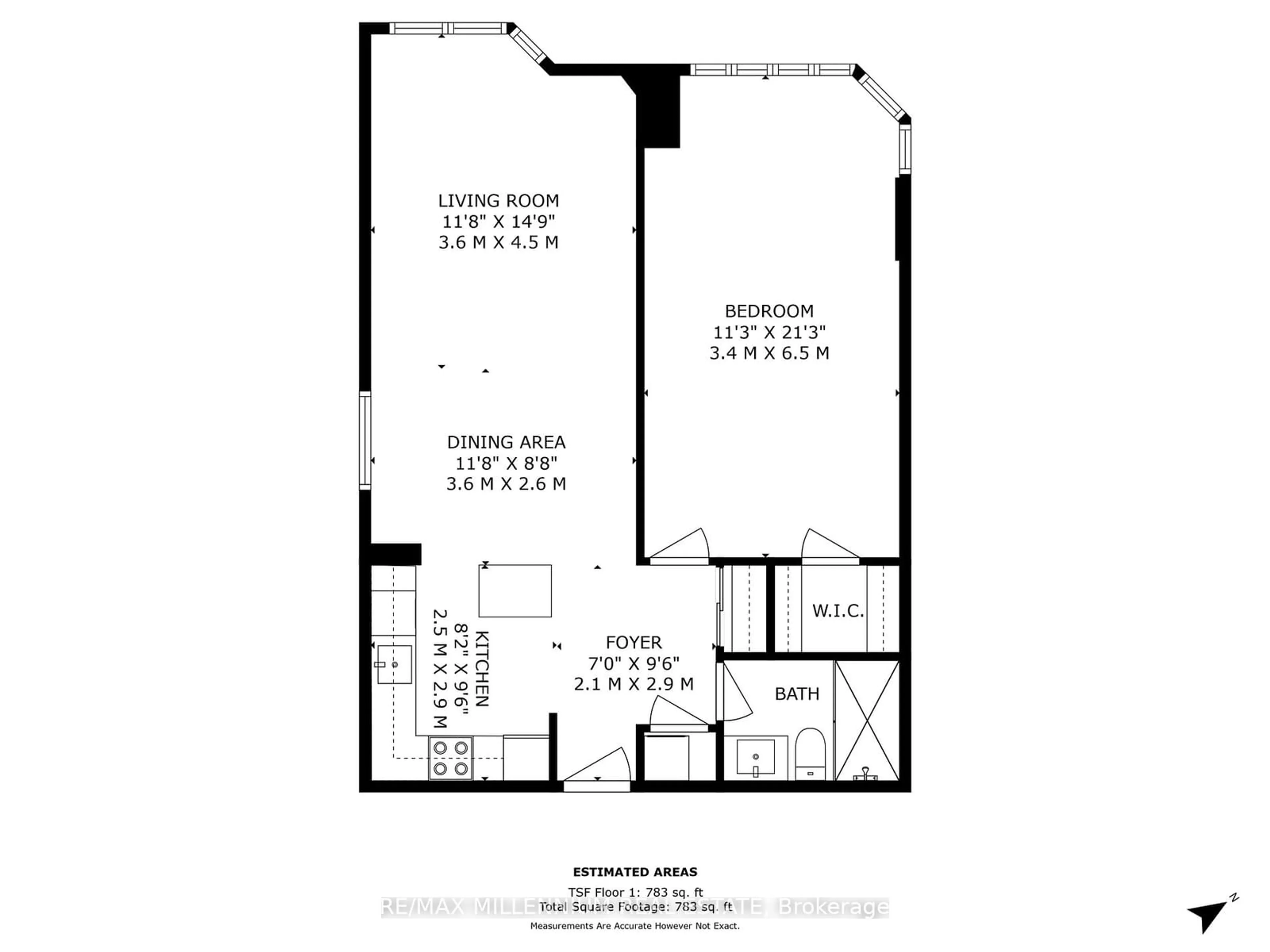 Floor plan for 300 Webb Dr #610, Mississauga Ontario L5B 3W3