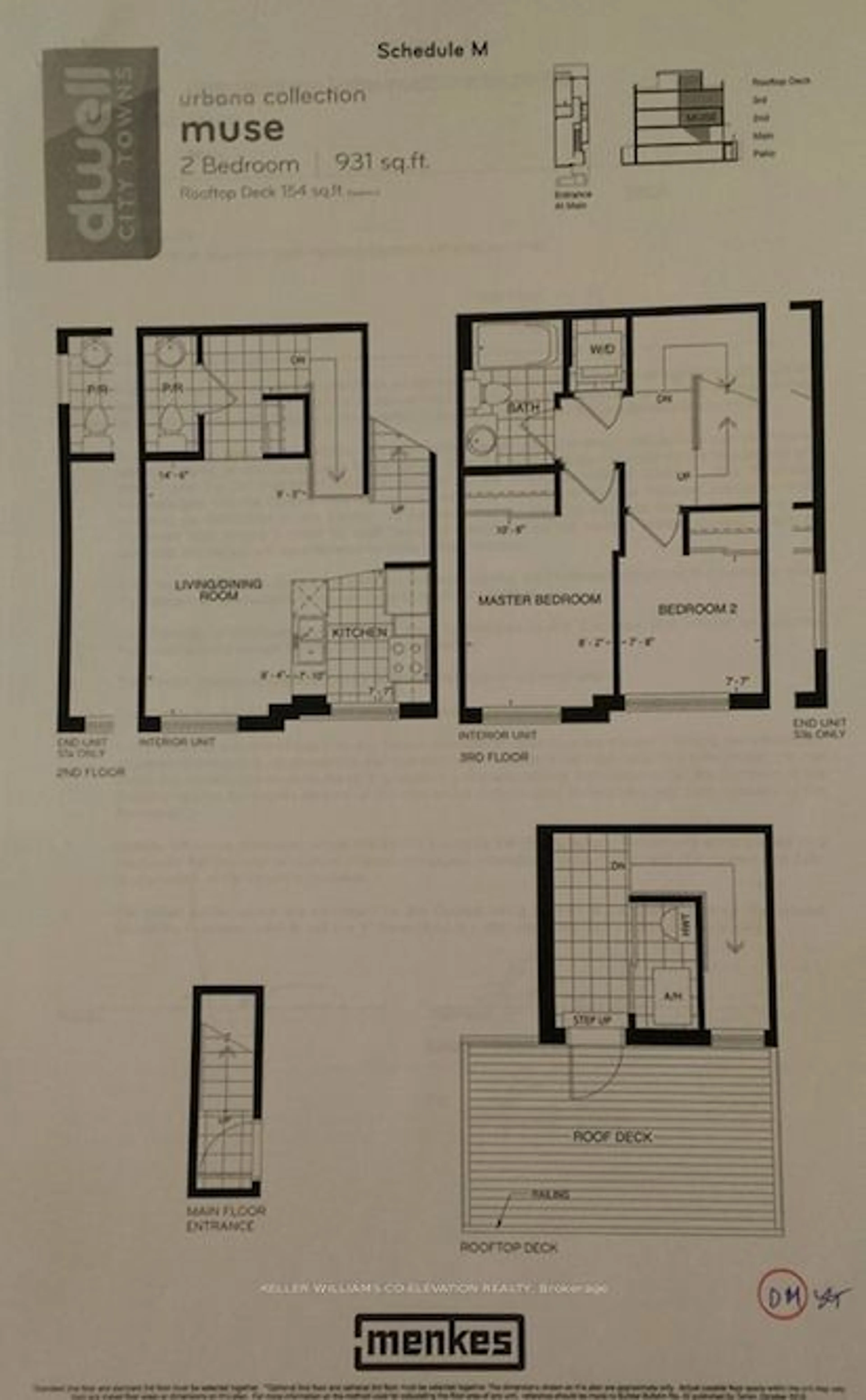 Floor plan for 7 Applewood Lane #217, Toronto Ontario M9C 2Z7