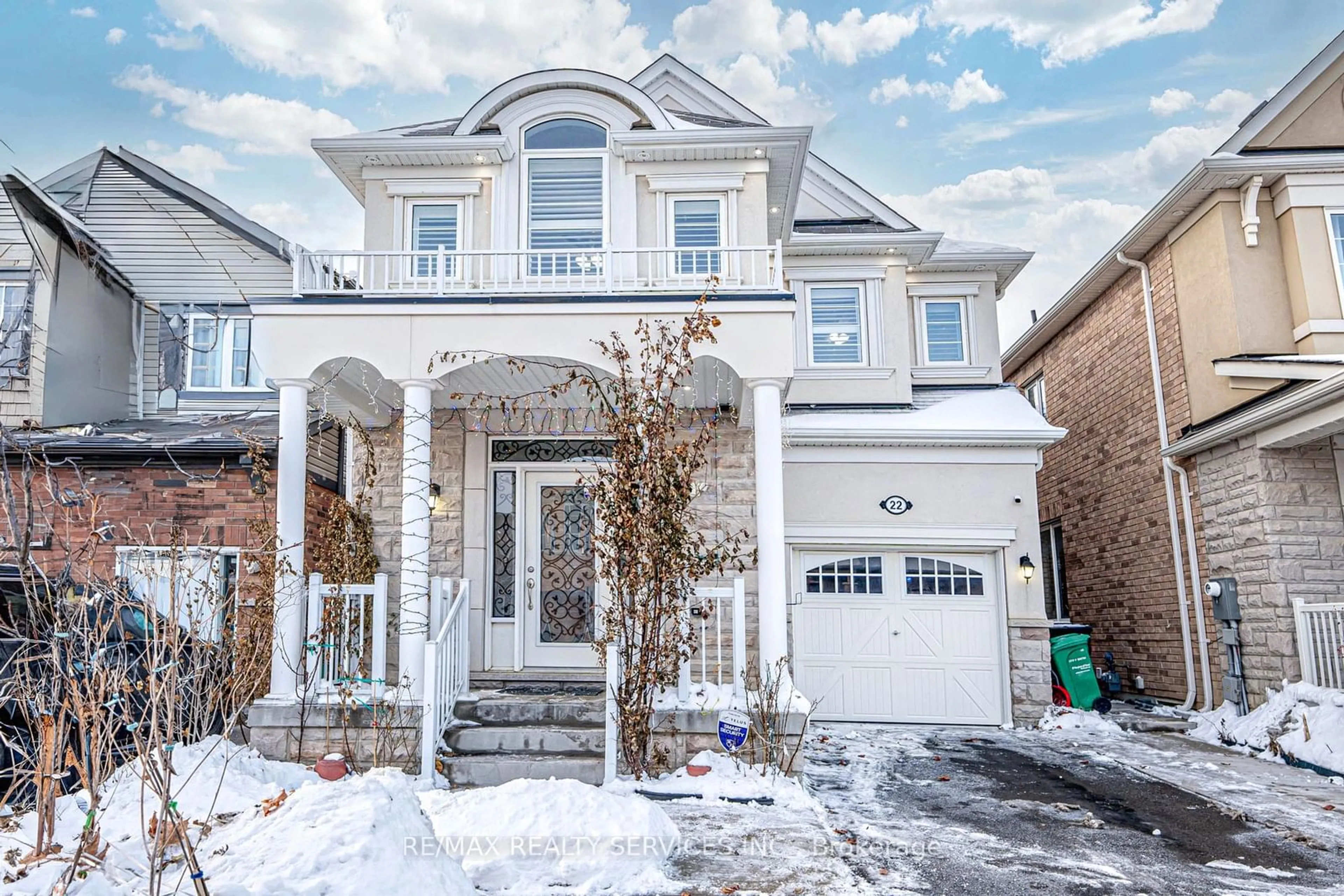 Home with brick exterior material, street for 22 Jemima Rd, Brampton Ontario L7A 4T6