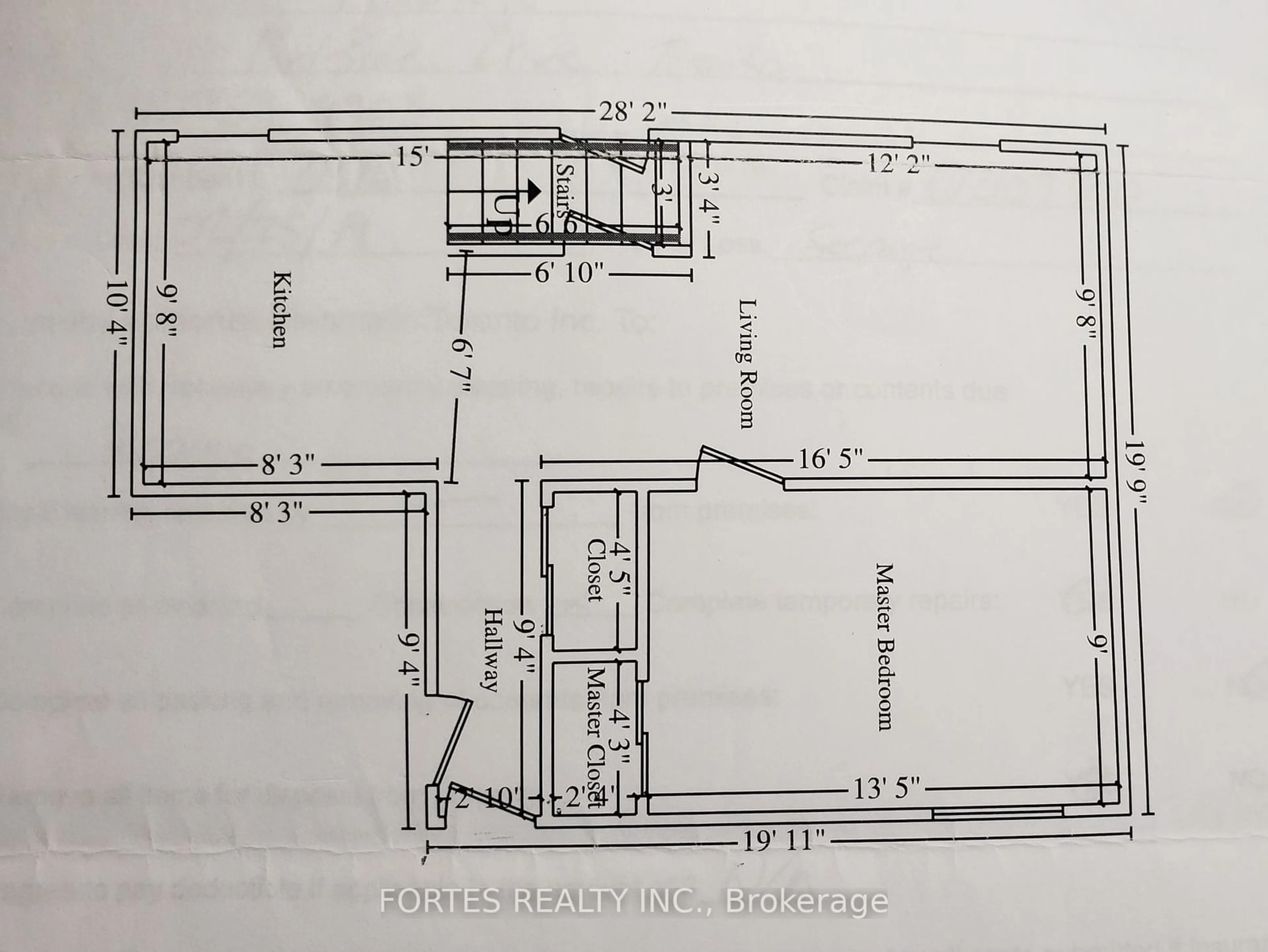 Floor plan for 391 Parkside Dr, Toronto Ontario M6R 2Z7