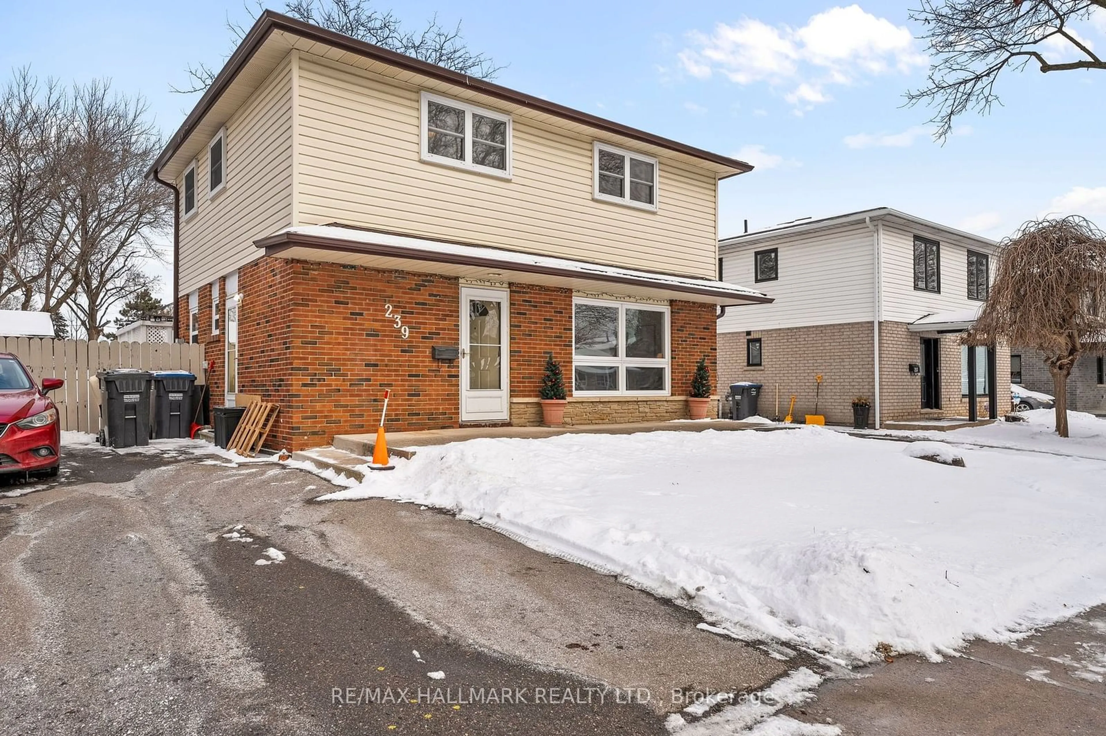 Home with brick exterior material, street for 239 Archdekin Dr, Brampton Ontario L6V 1Y8