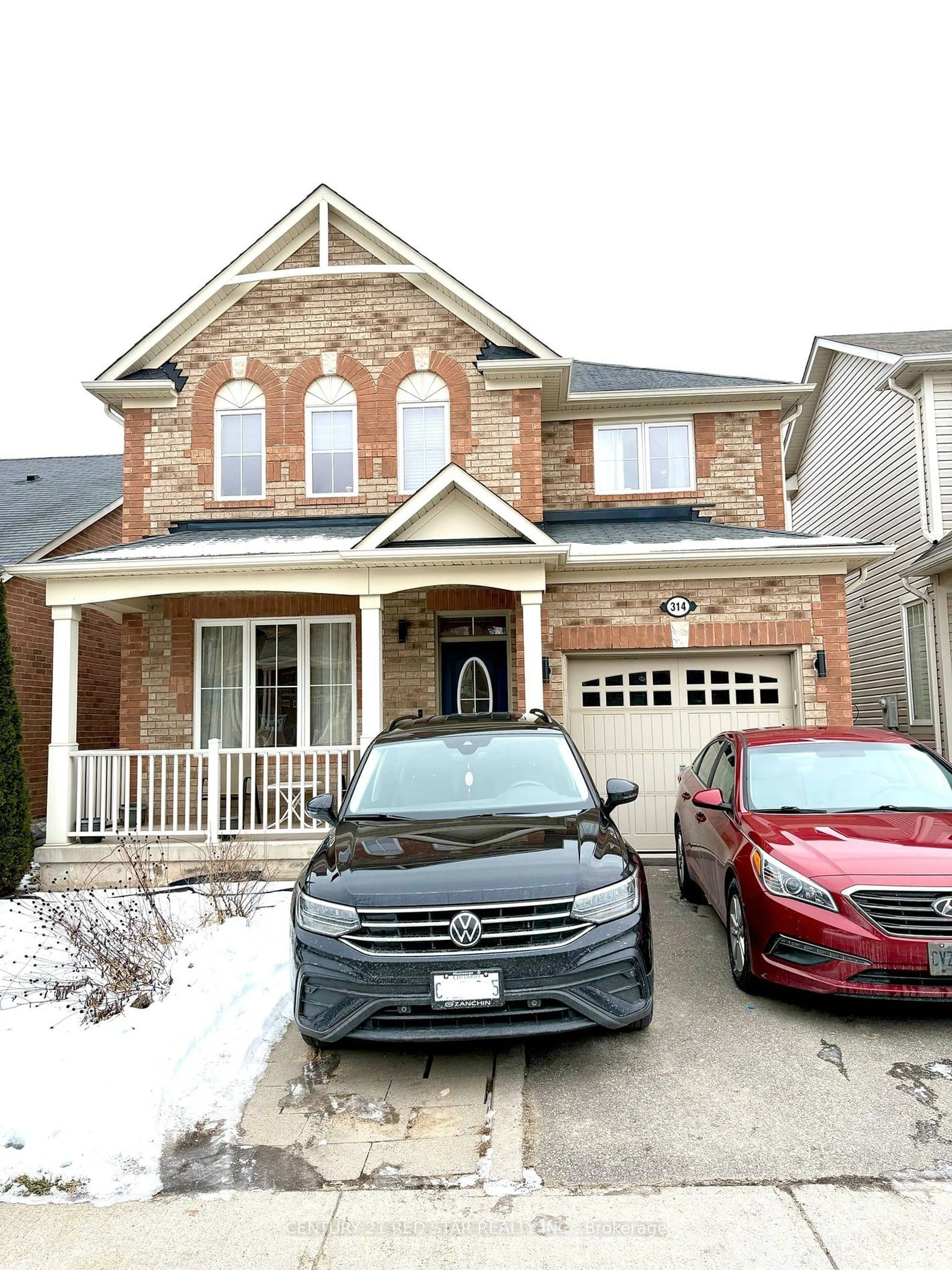 Home with brick exterior material, street for 314 Jelinik Terr, Milton Ontario L9T 7M8