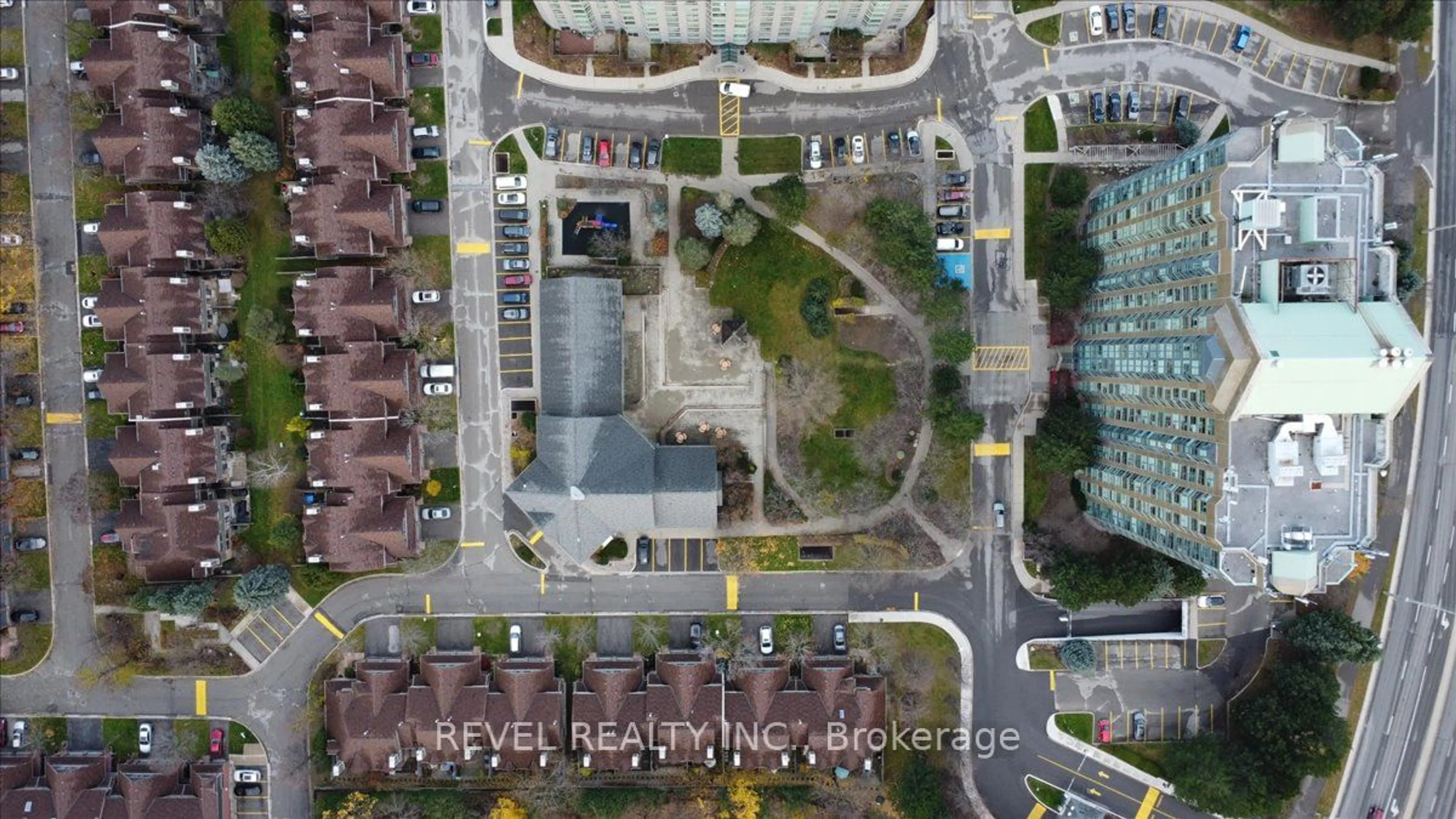 A pic from outside/outdoor area/front of a property/back of a property/a pic from drone, city buildings view from balcony for 2155 Burnhamthorpe Rd #303, Mississauga Ontario L5L 5P4