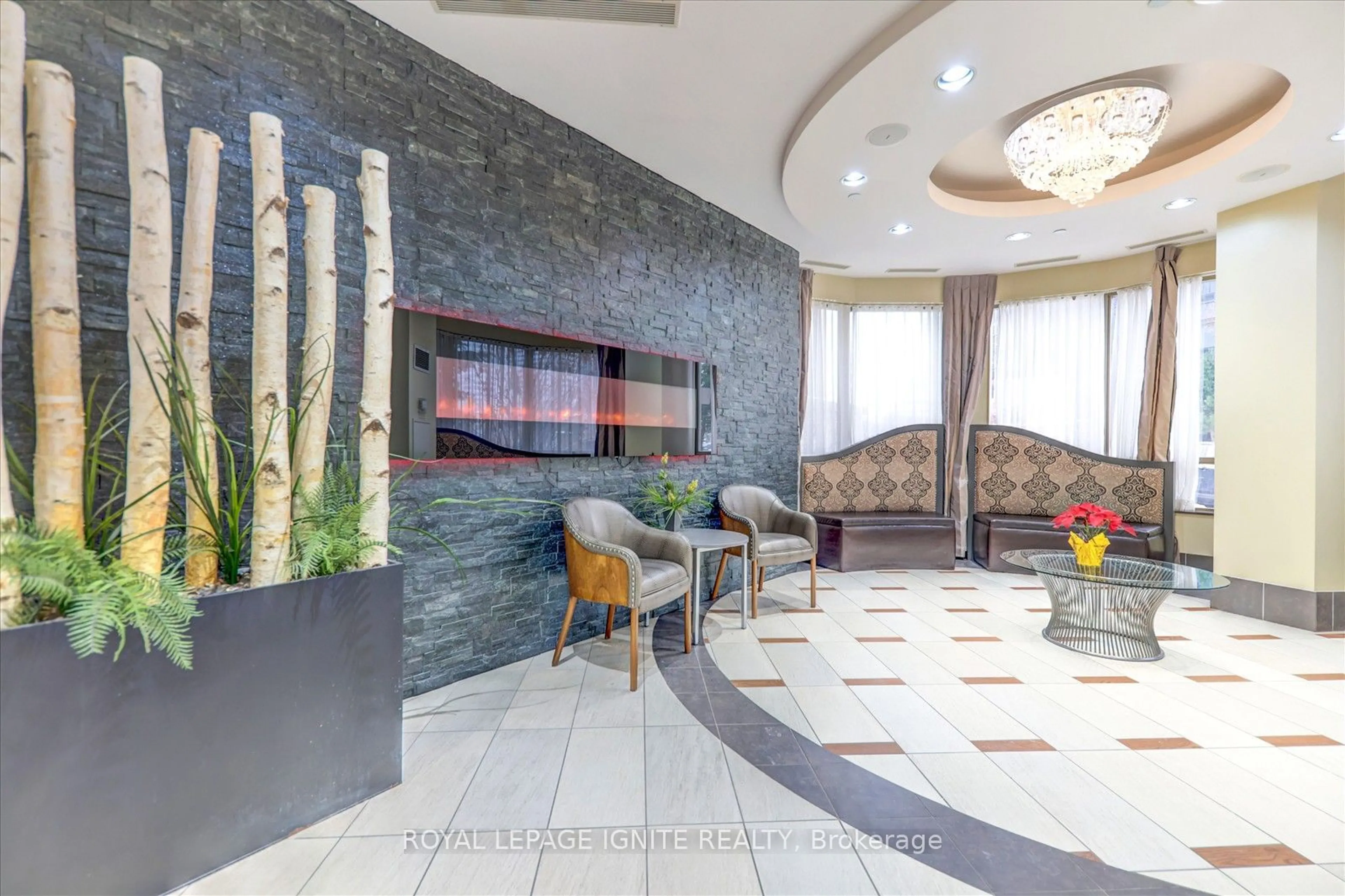 Lobby for 310 Burnhamthorpe Rd #803, Mississauga Ontario L5B 4P9