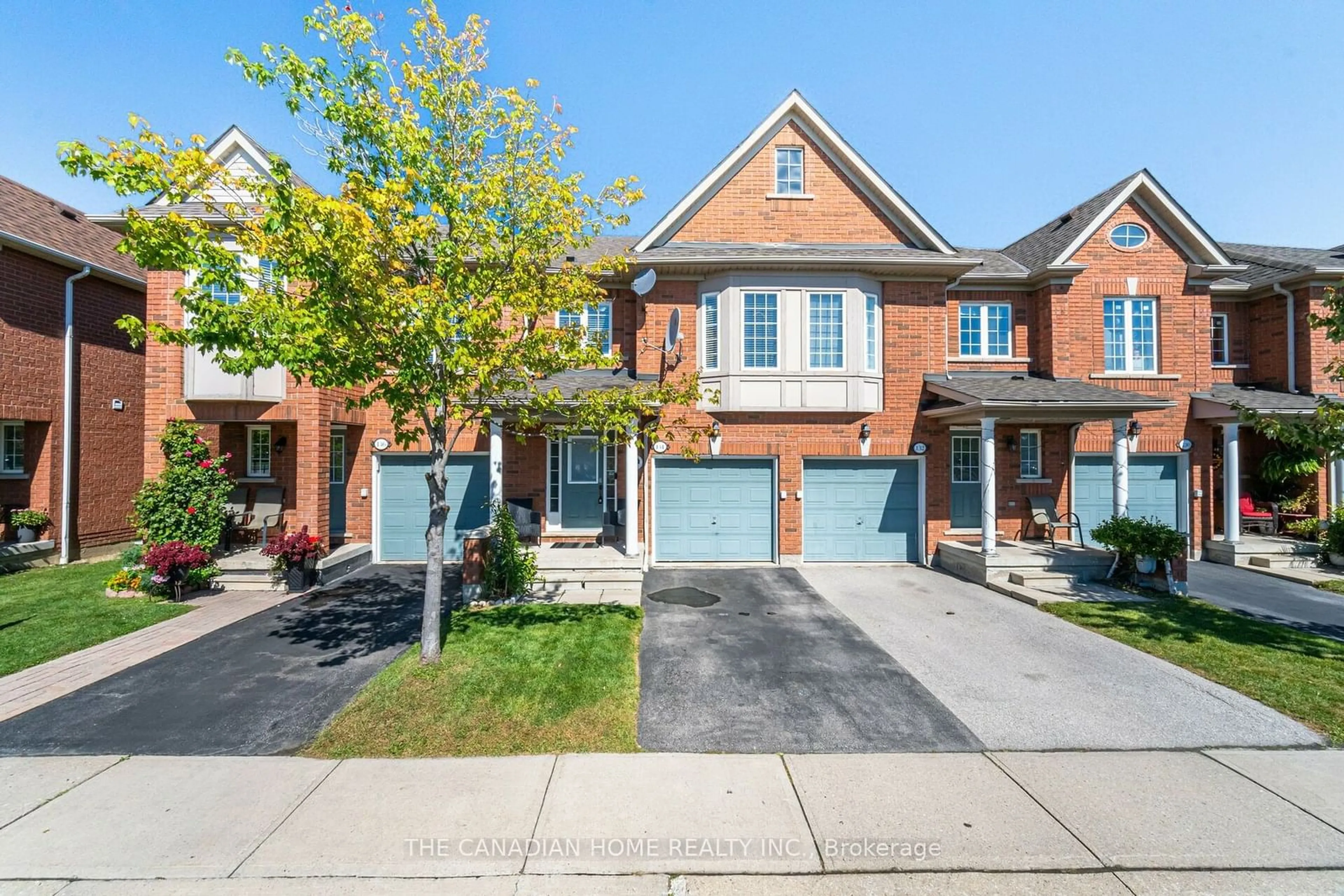 Home with brick exterior material, street for 6399 Spinnaker Circ #134, Mississauga Ontario L5W 1Z6