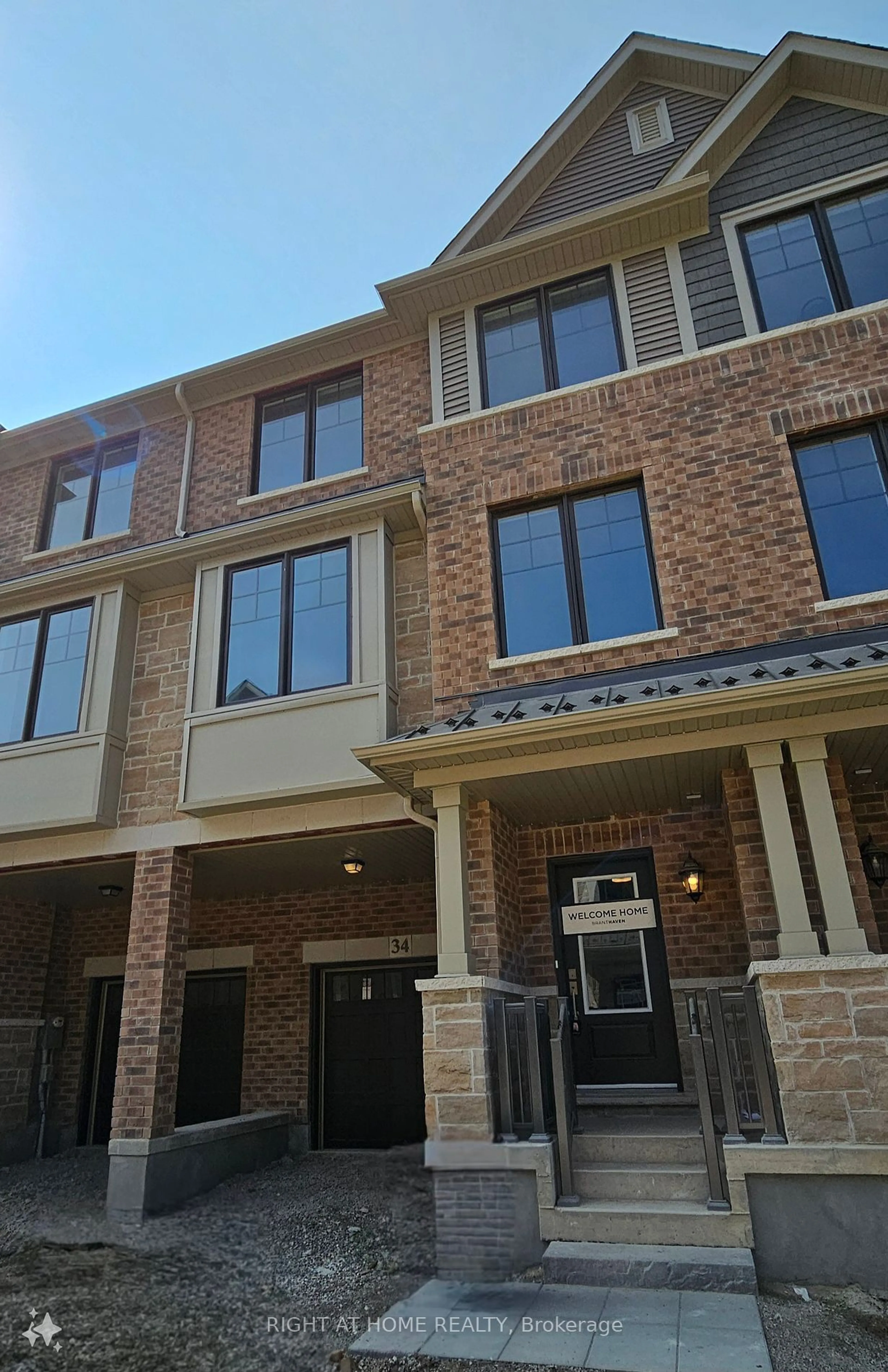 Home with brick exterior material, street for 34 Folcroft St, Brampton Ontario L6Y 0B6