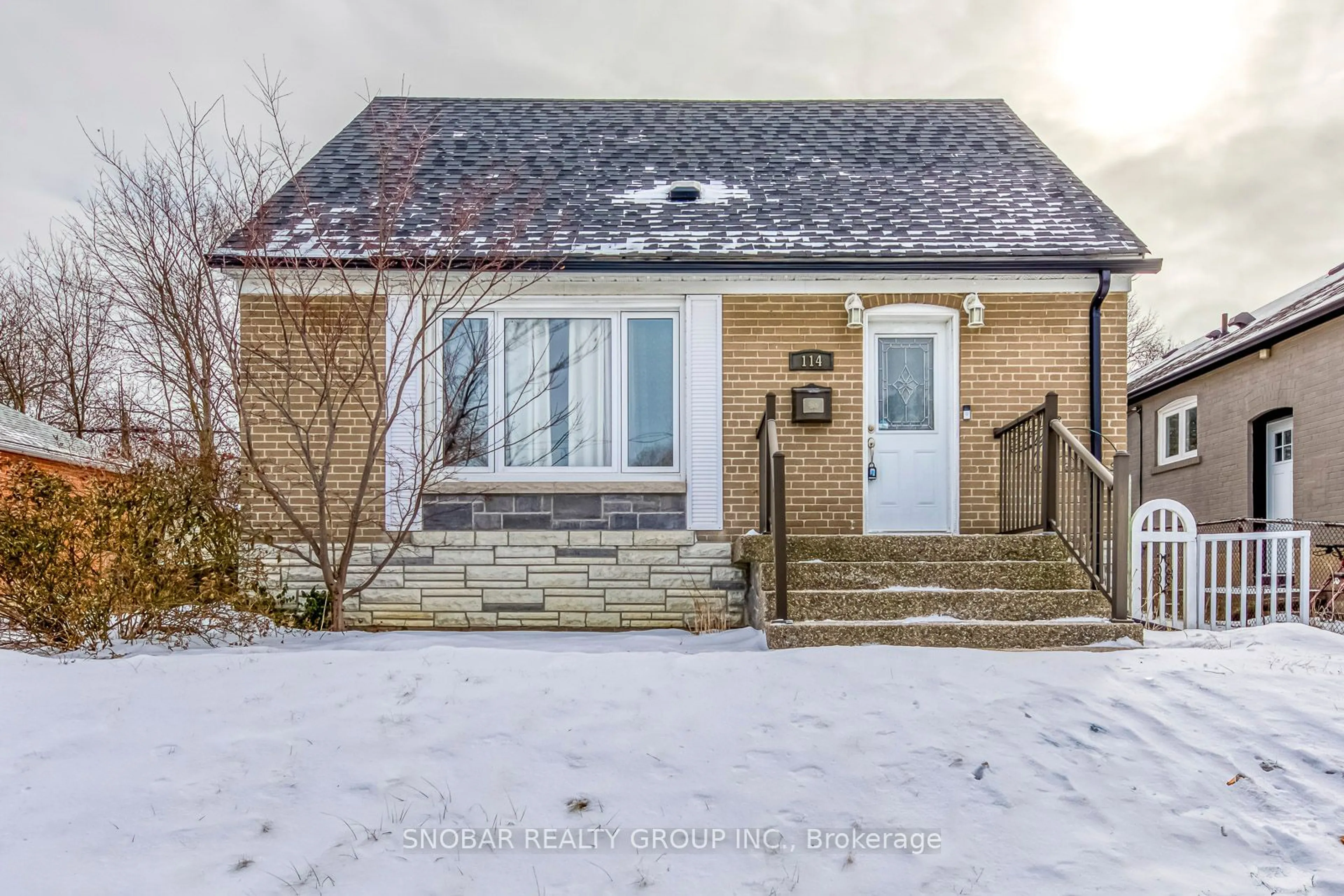 Home with brick exterior material, street for 114 Clearbrooke Circ, Toronto Ontario M9W 2E8