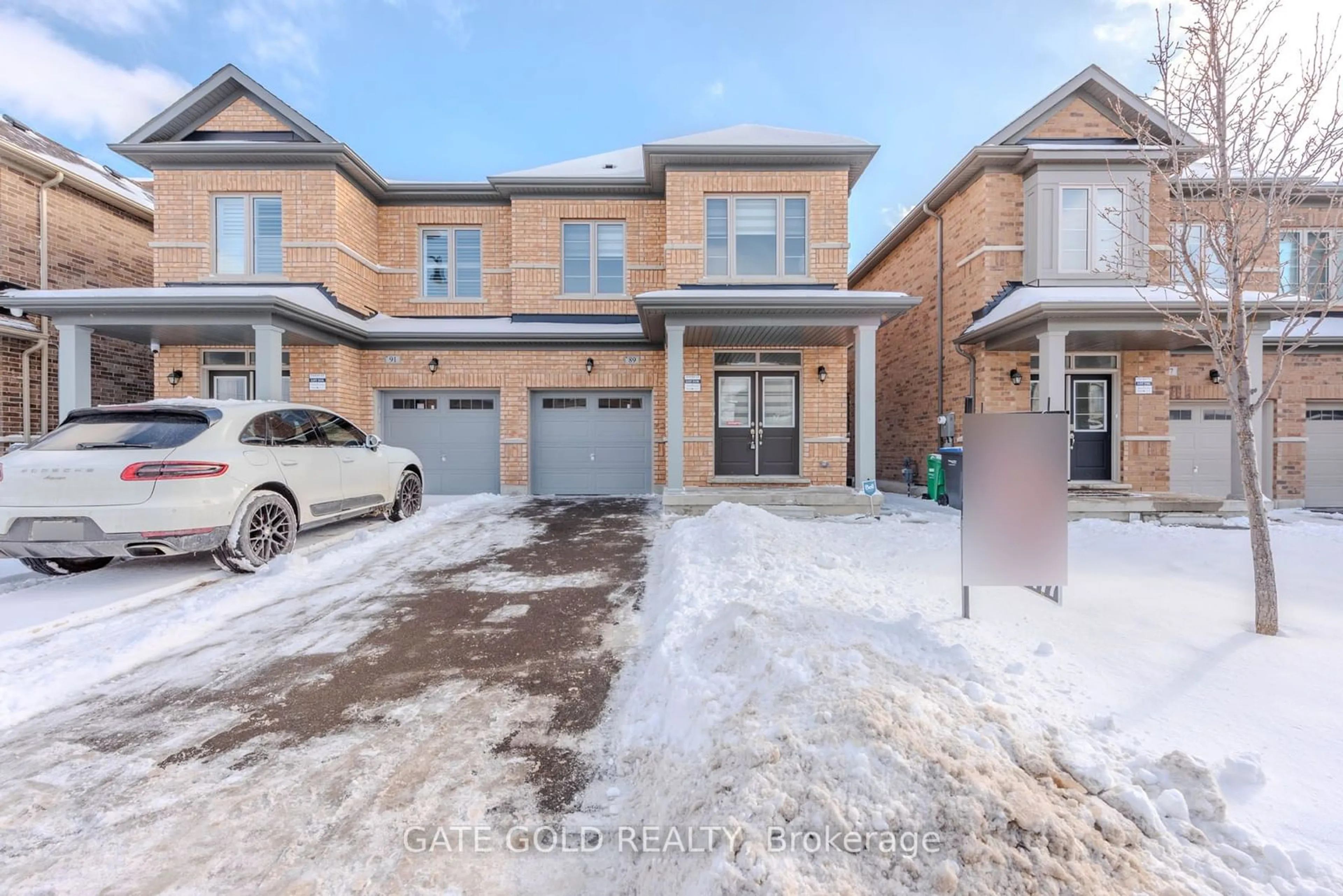 Home with brick exterior material, street for 89 Emerald Coast Tr, Brampton Ontario L7A 5A7