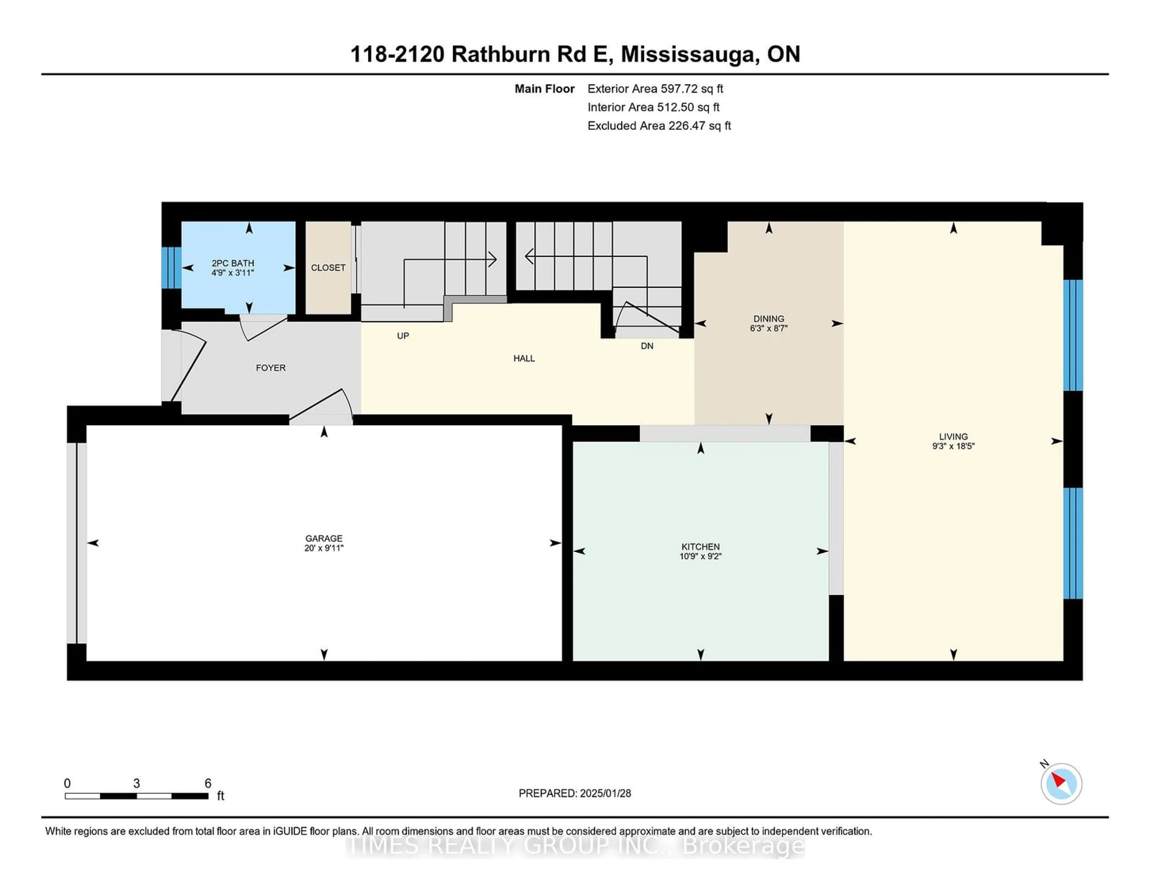 Floor plan for 2120 Rathburn Rd #118, Mississauga Ontario L4W 2S8