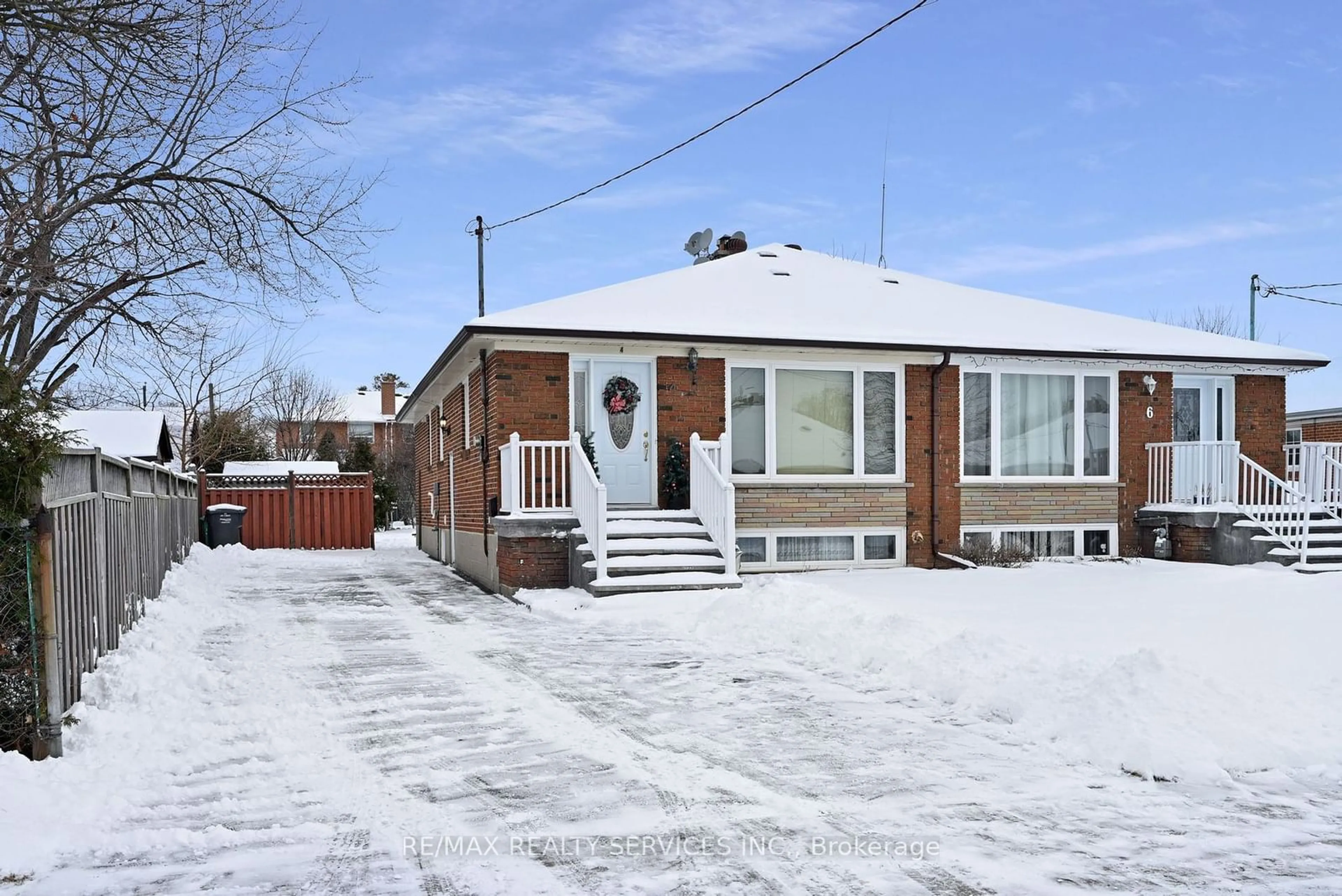 Home with brick exterior material, street for 4 Garden Ave, Brampton Ontario L6X 1M5