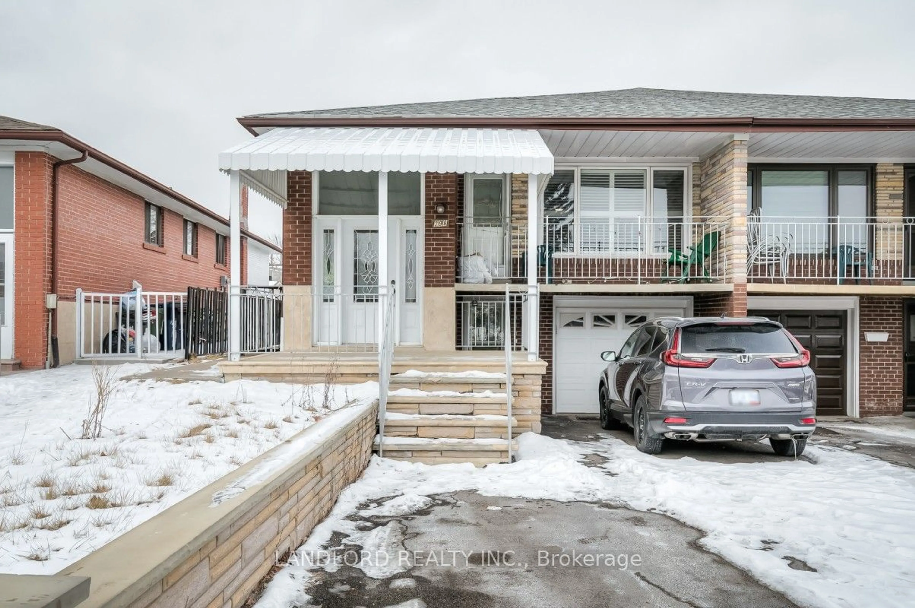 Home with brick exterior material, street for 298 Hullmar Dr, Toronto Ontario M3N 2G1