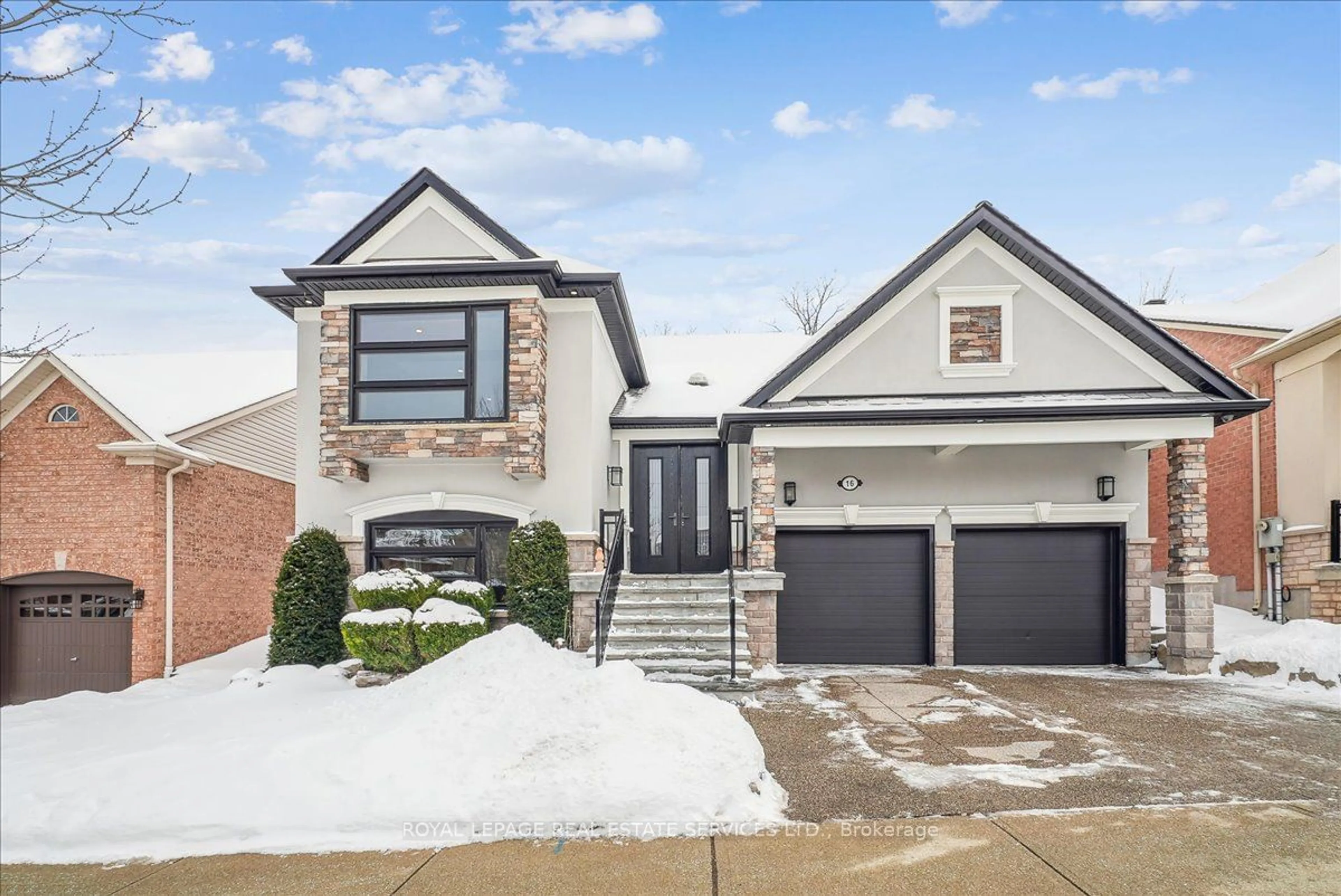 Home with brick exterior material, street for 16 Arborglen Dr, Halton Hills Ontario L7G 6L2