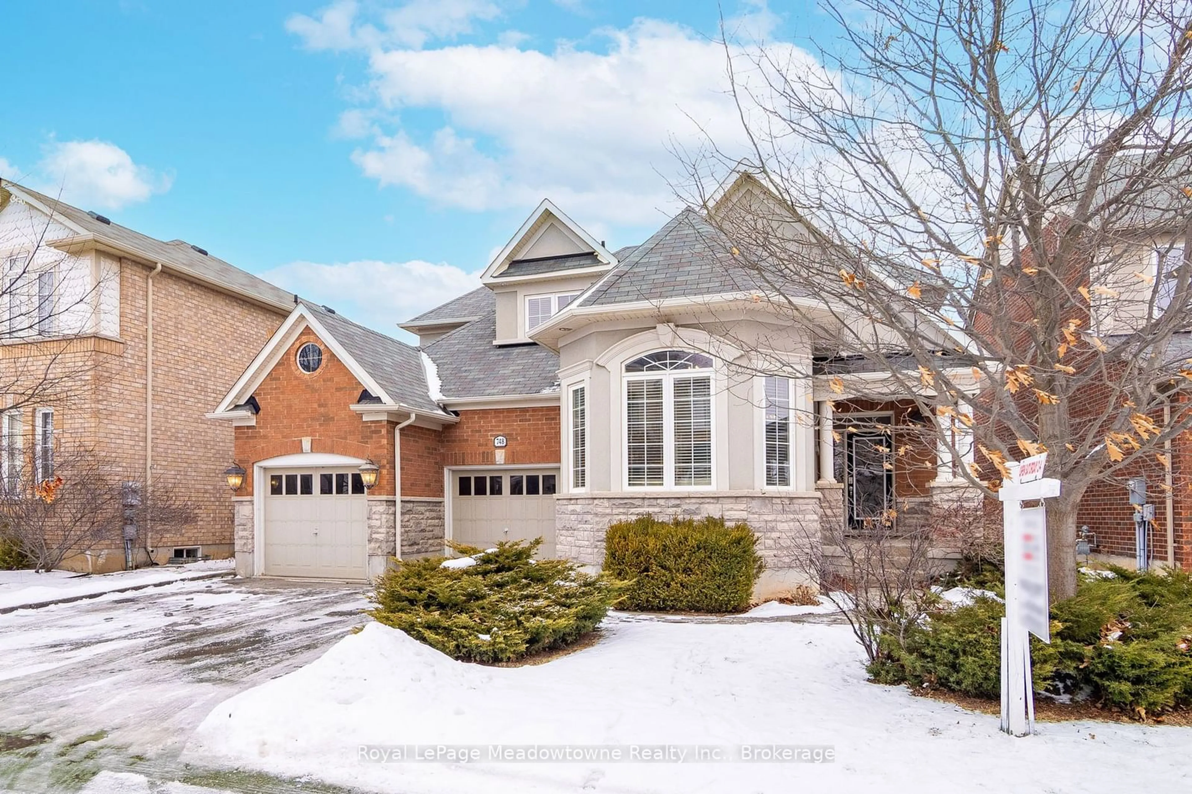 Home with brick exterior material, street for 748 Sales Crt, Milton Ontario L9T 0Z2