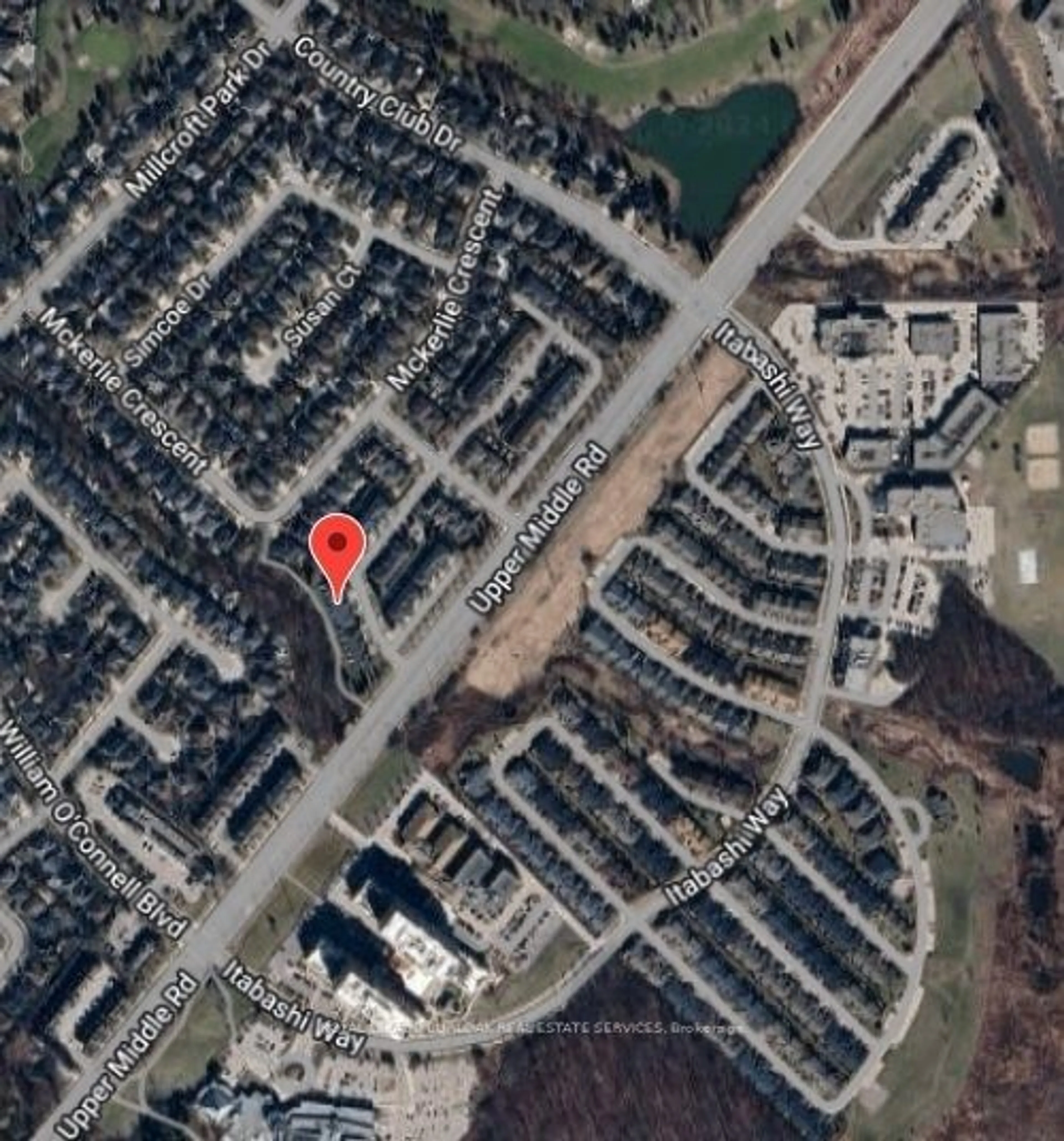 Picture of a map for 2022 Atkinson Dr #10, Burlington Ontario L7M 4H6