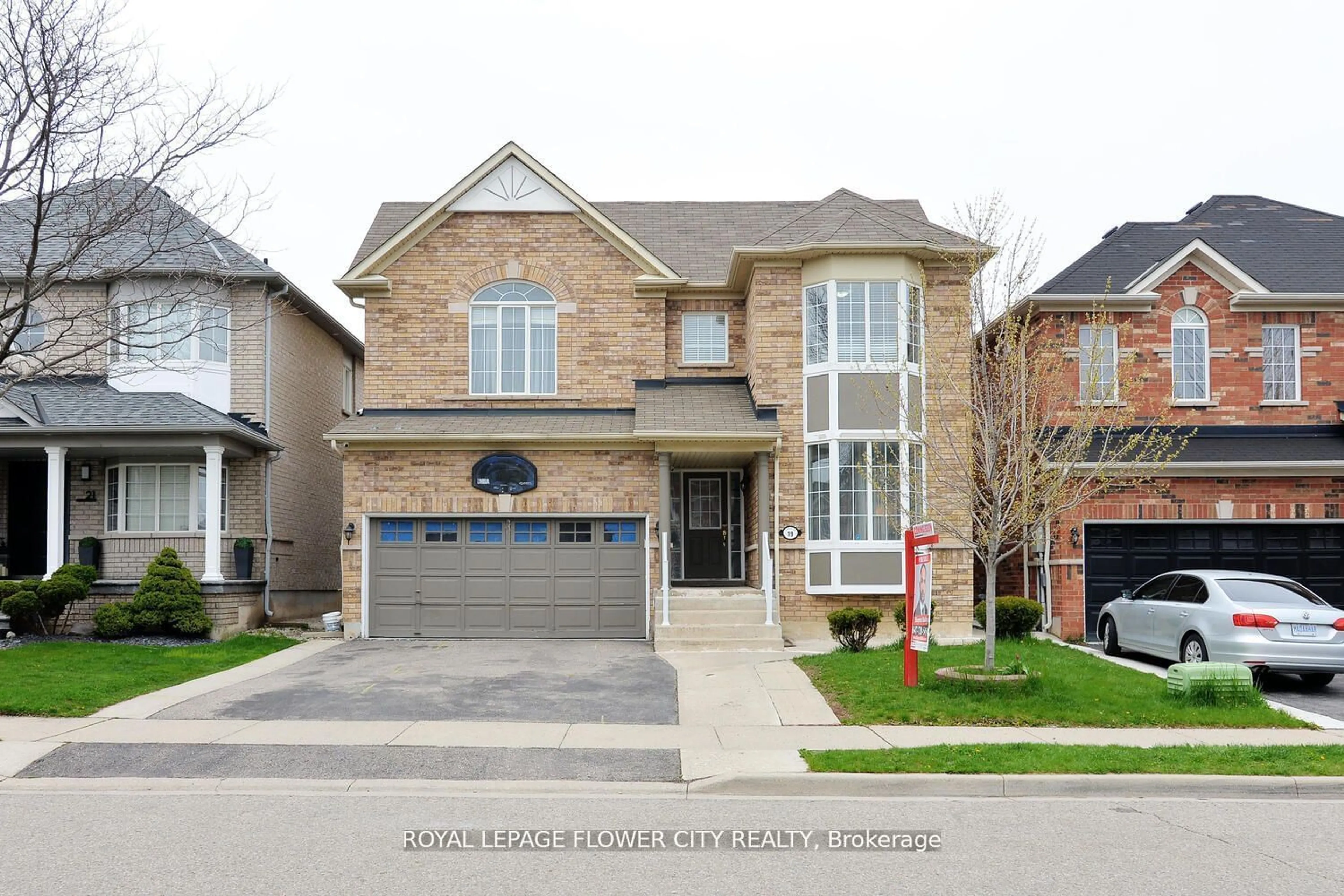 Home with brick exterior material, street for 19 Flatbush Lane, Brampton Ontario L7A 2R6