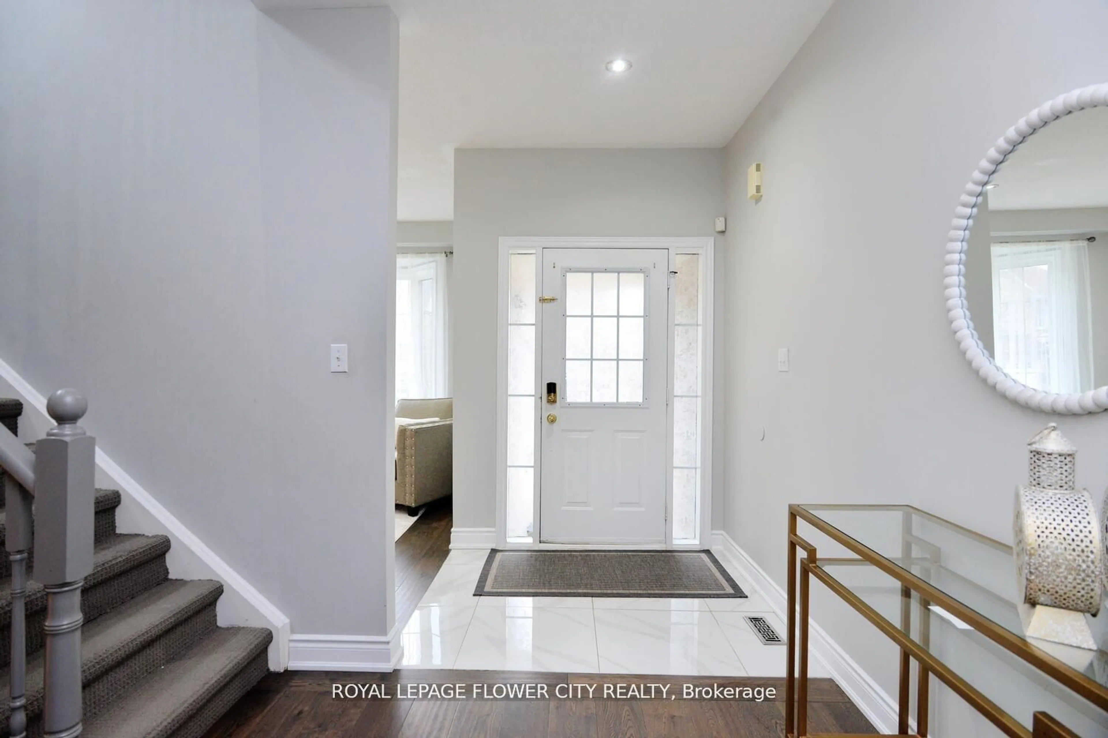 Indoor entryway for 19 Flatbush Lane, Brampton Ontario L7A 2R6