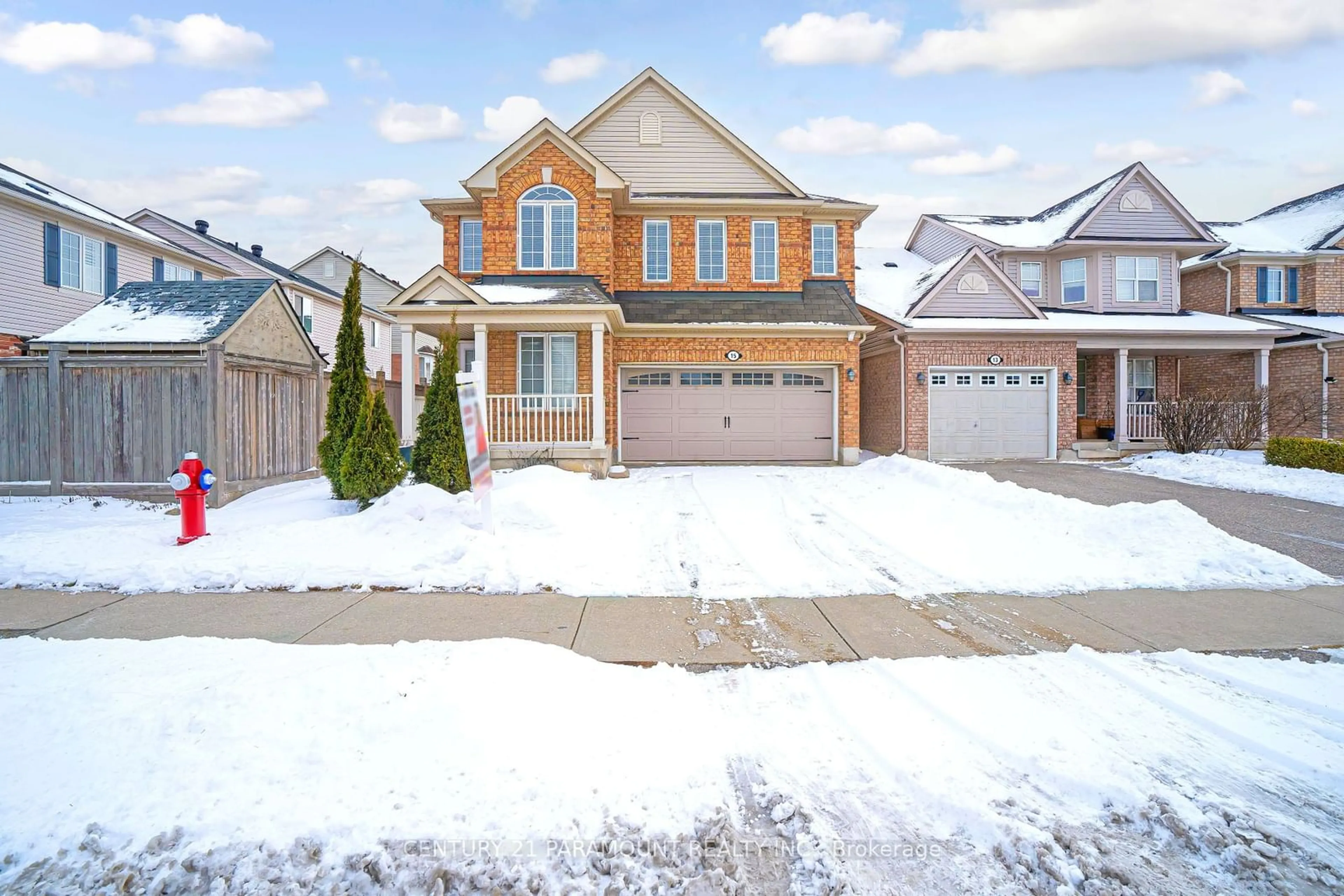 Home with brick exterior material, street for 15 Chudleigh Ave, Brampton Ontario L6X 0N1