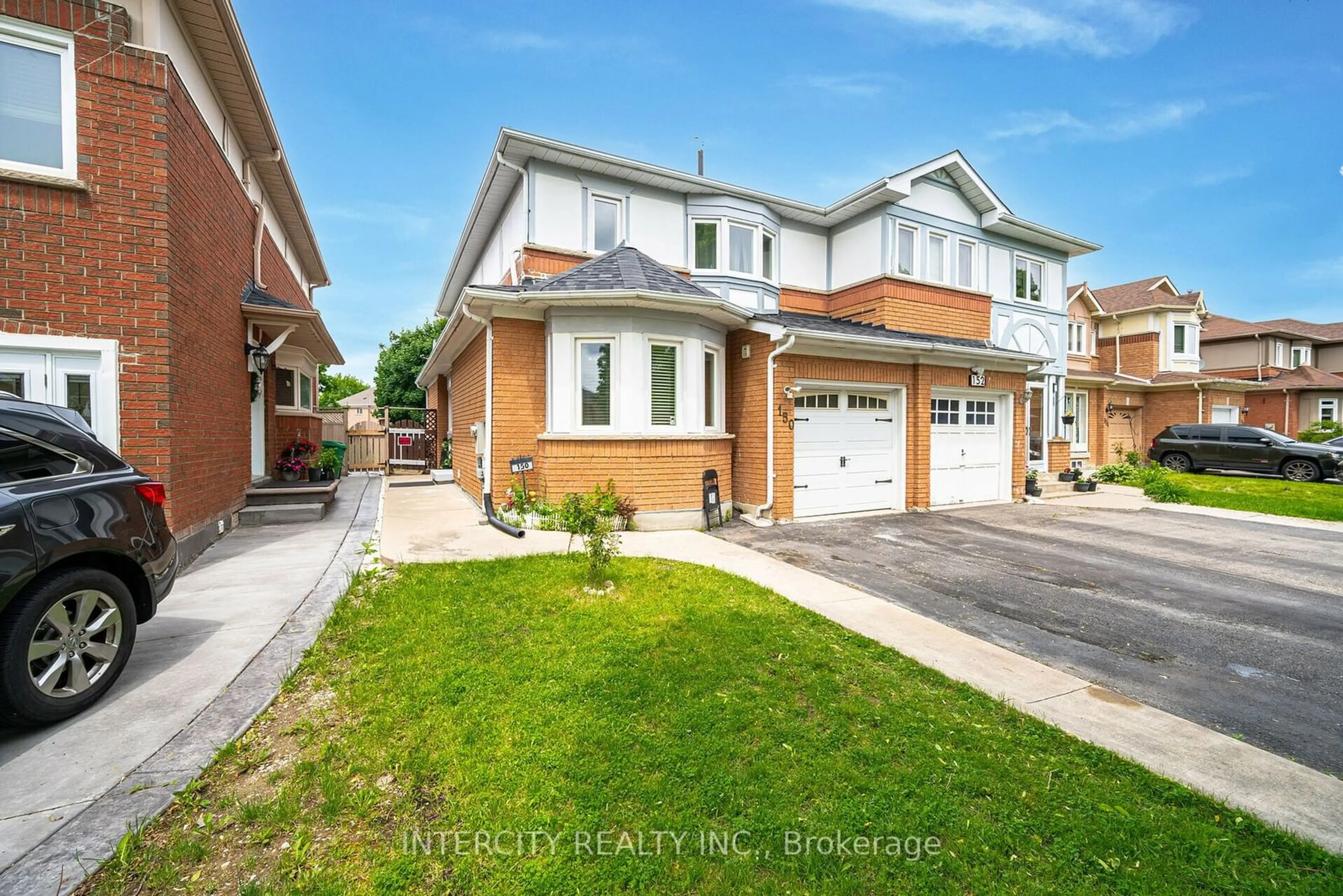 Home with brick exterior material, street for 150 Rainforest Dr, Brampton Ontario L6R 1A4