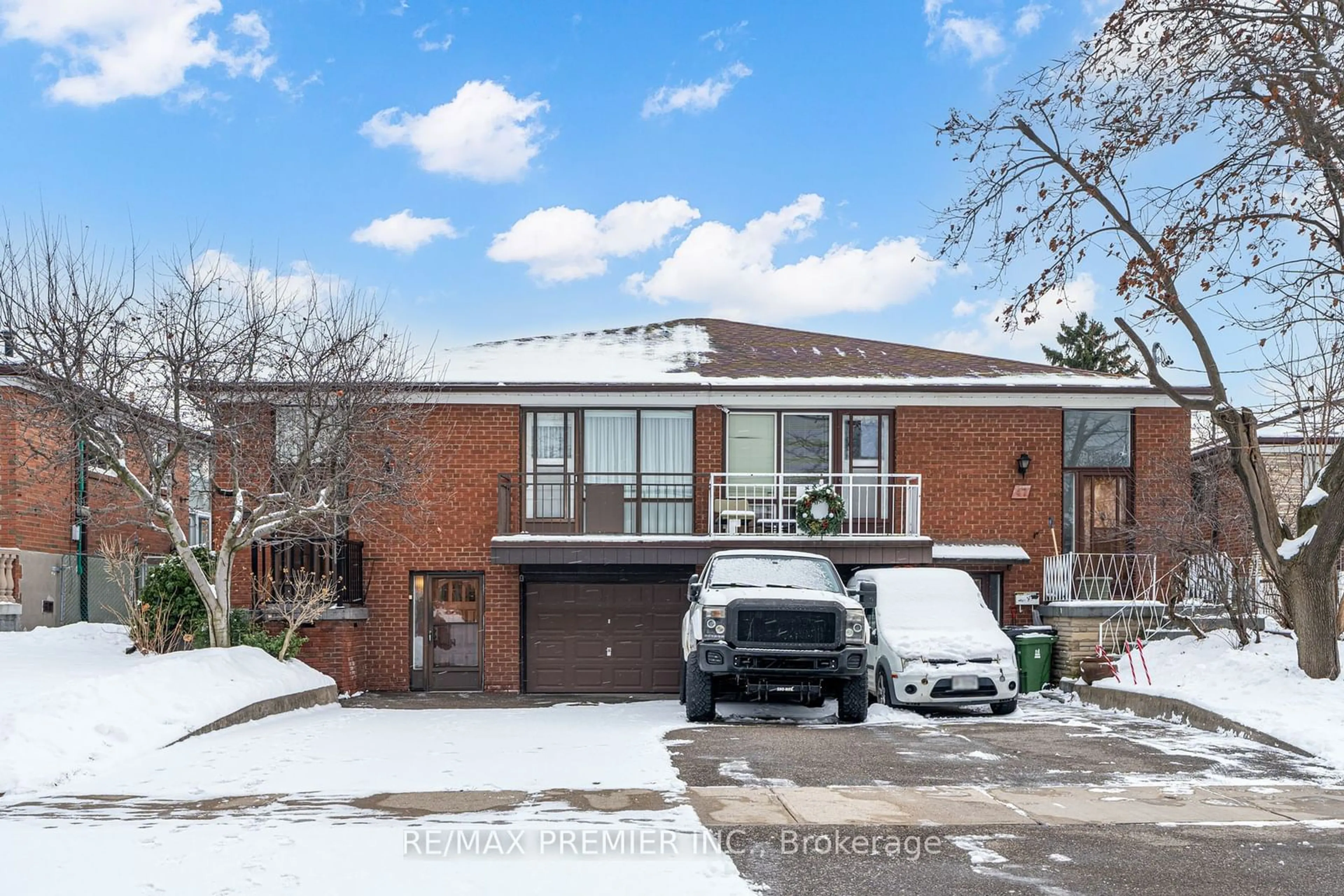 Home with brick exterior material, street for 45 Debby Crt, Toronto Ontario M9N 2L7