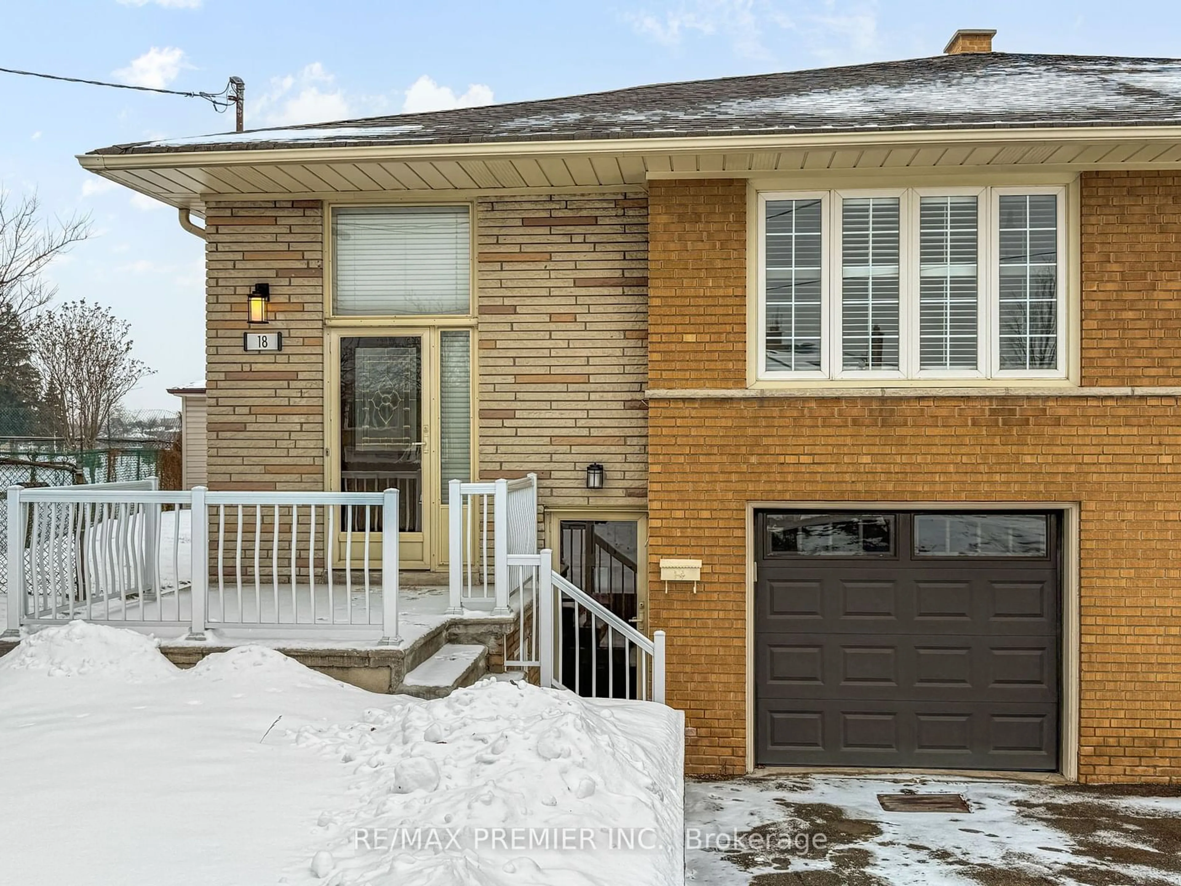 Home with brick exterior material, street for 18 Watney Cres, Toronto Ontario M3L 2C9