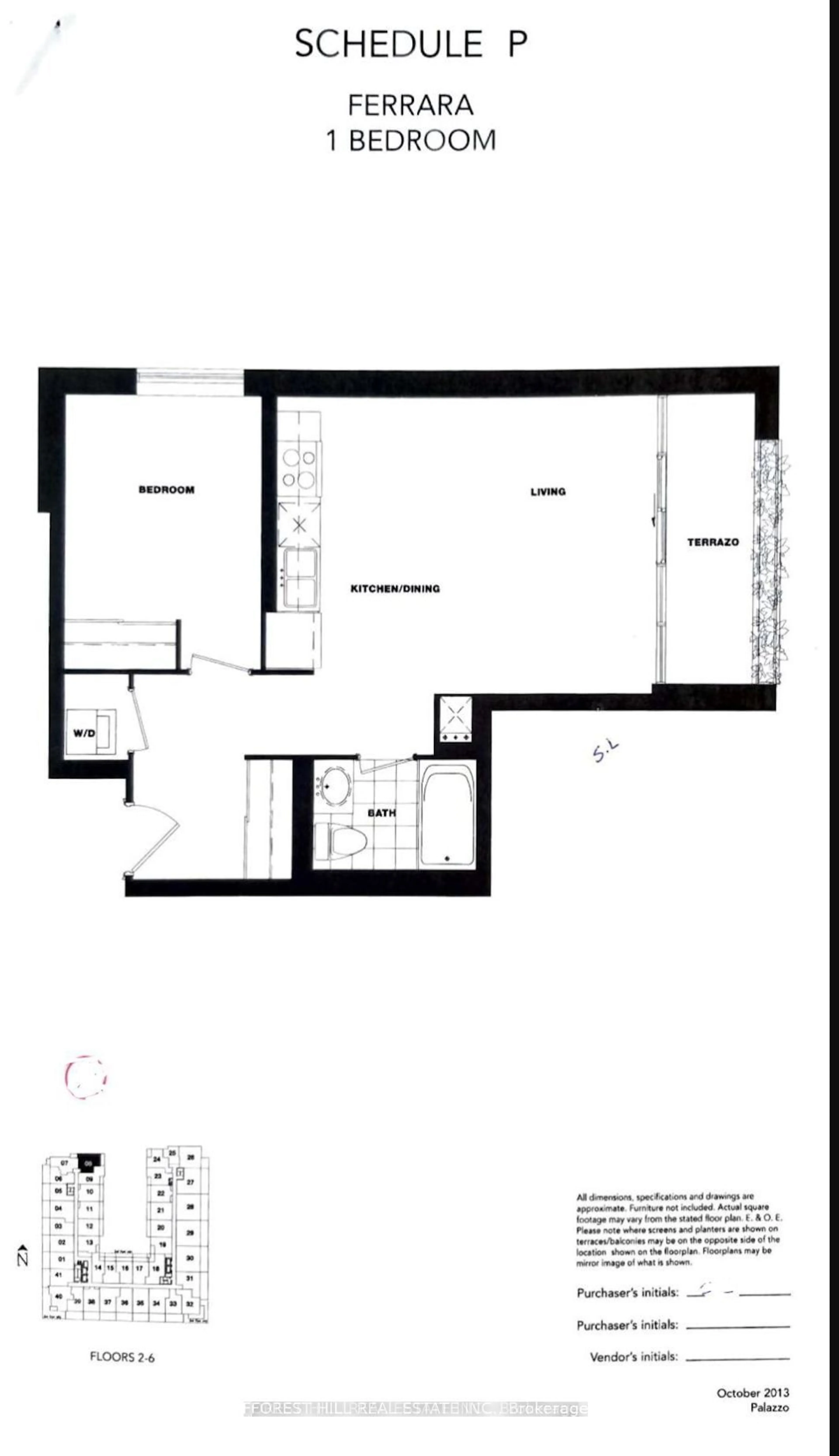 Floor plan for 3091 Dufferin St #208, Toronto Ontario M6A 0C4