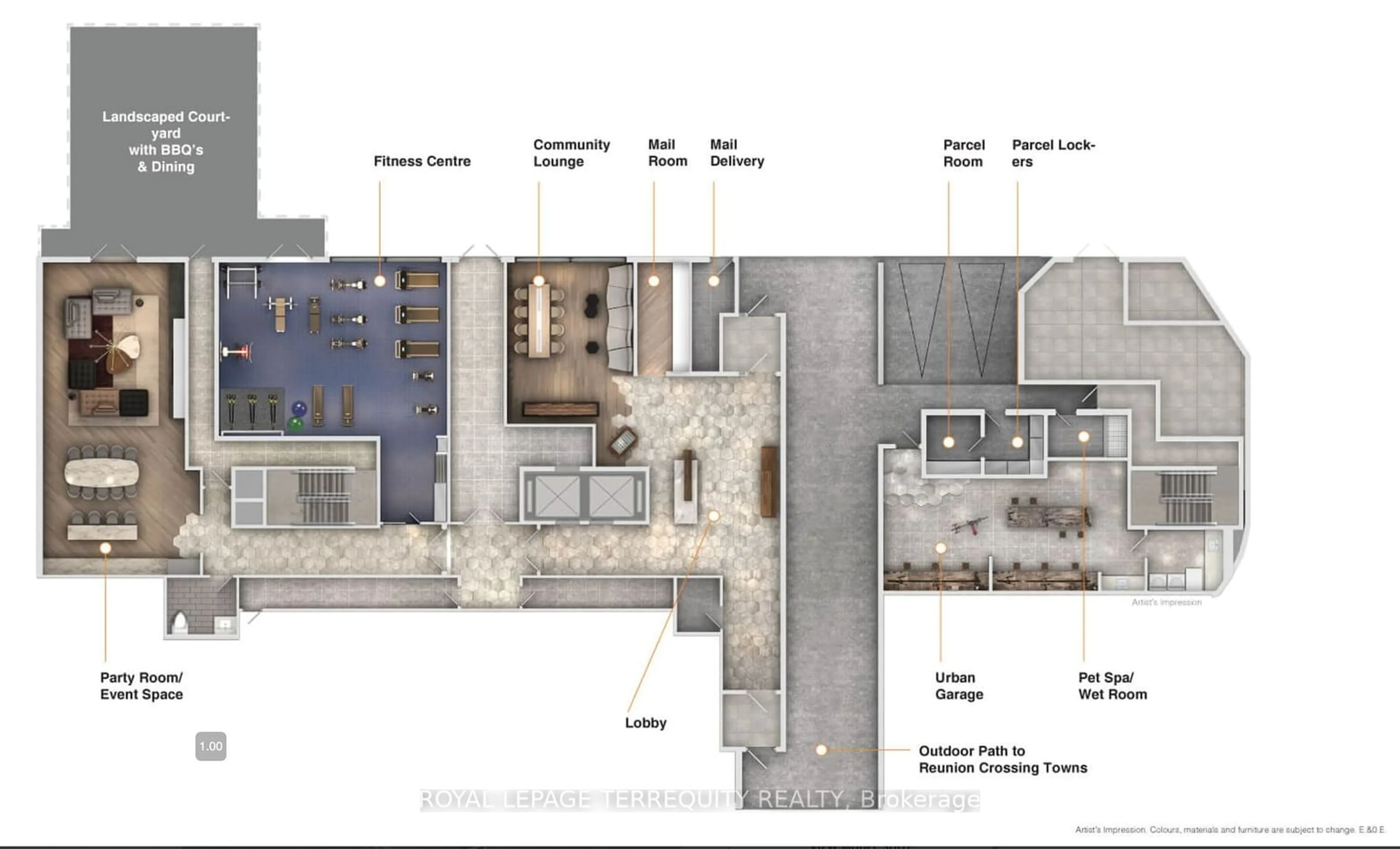 Floor plan for 1808 St. Clair Ave #213, Toronto Ontario M6N 0C1