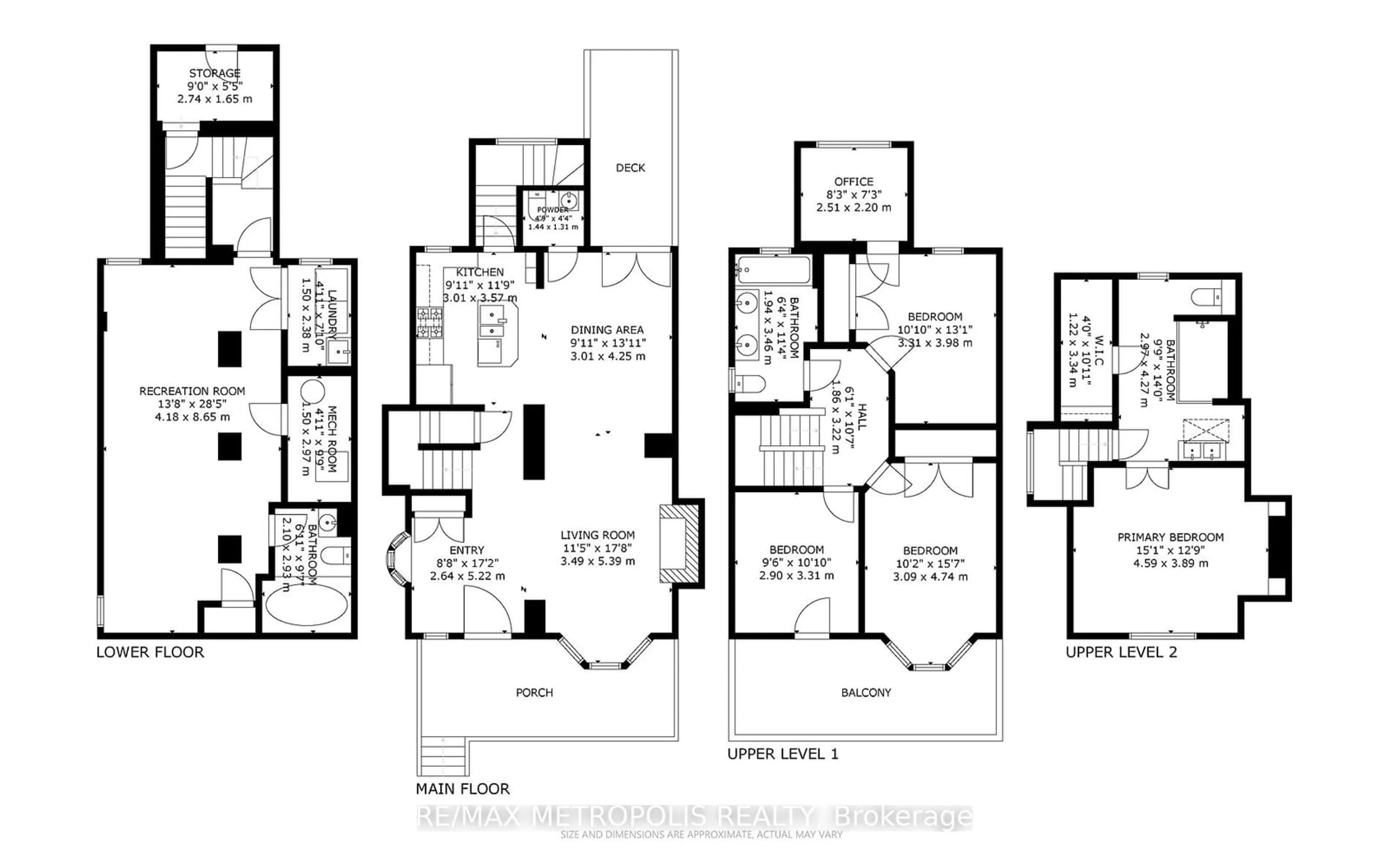 Floor plan for 26 Algonquin Ave, Toronto Ontario M6R 1K7