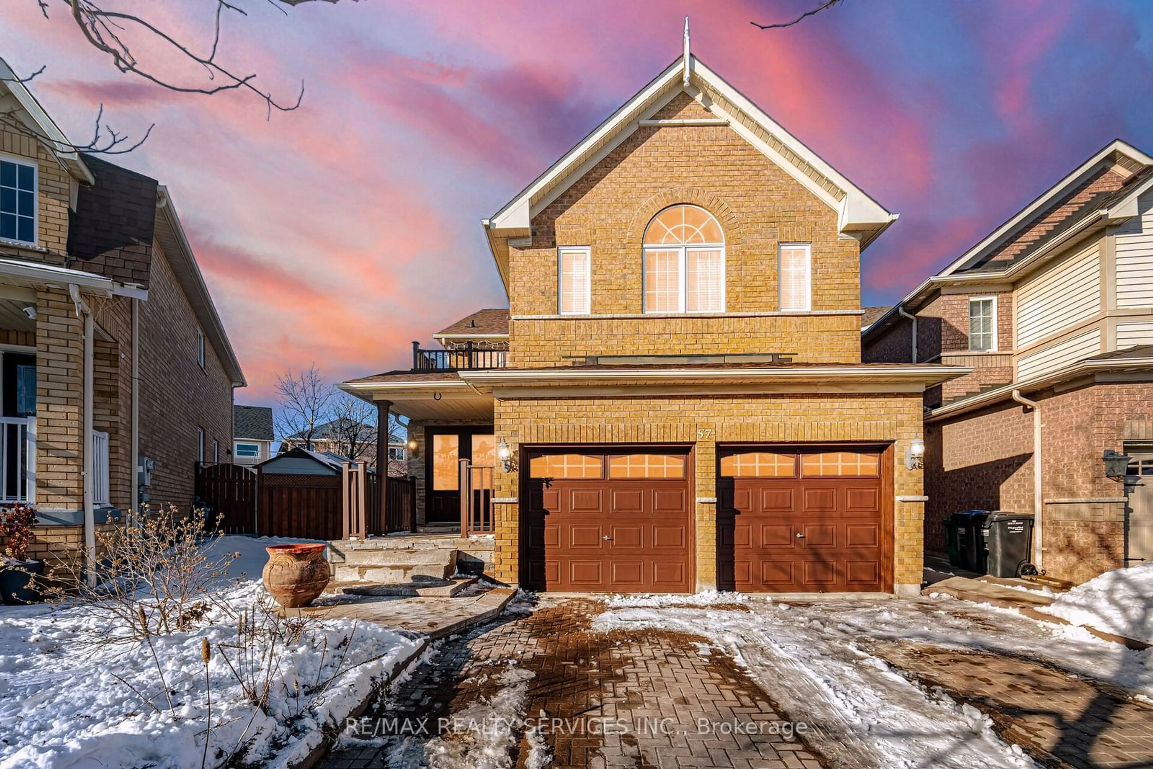 Home with brick exterior material, street for 57 Legend Lane, Brampton Ontario L6X 5B6