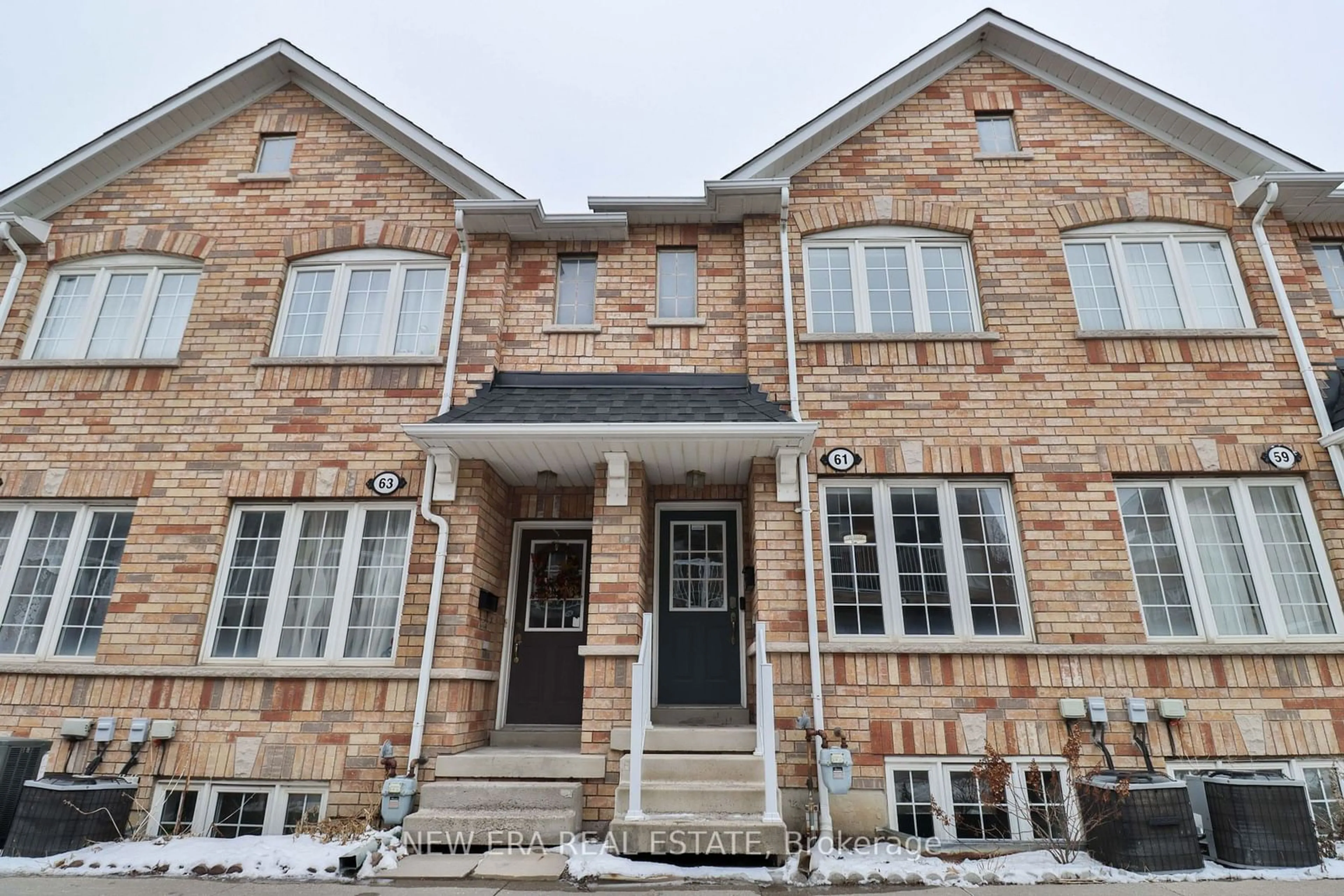 Home with brick exterior material, street for 61 Brickworks Lane, Toronto Ontario M6N 5H8
