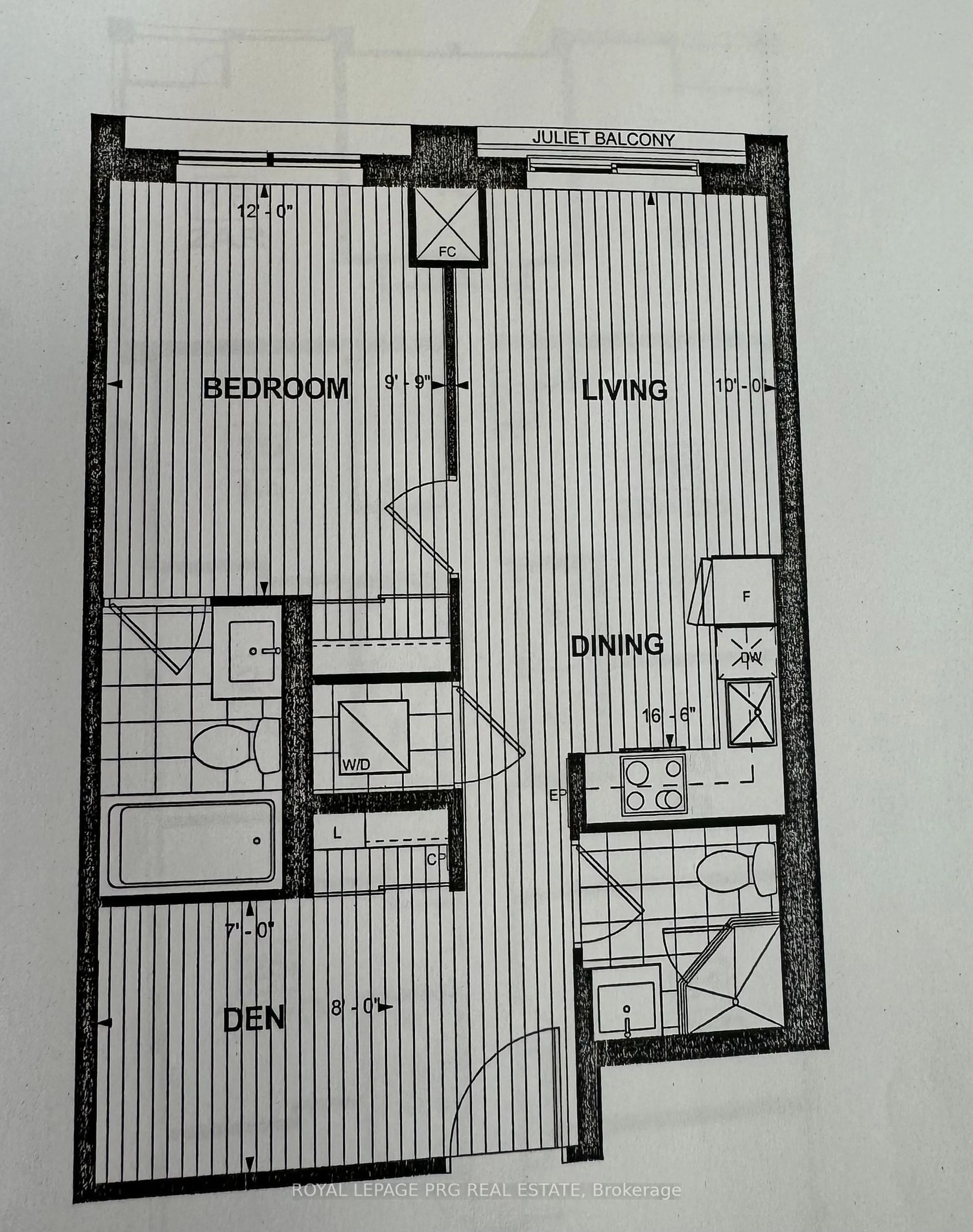 Floor plan for 9 Mabelle Ave #2721, Toronto Ontario M8V 0C7