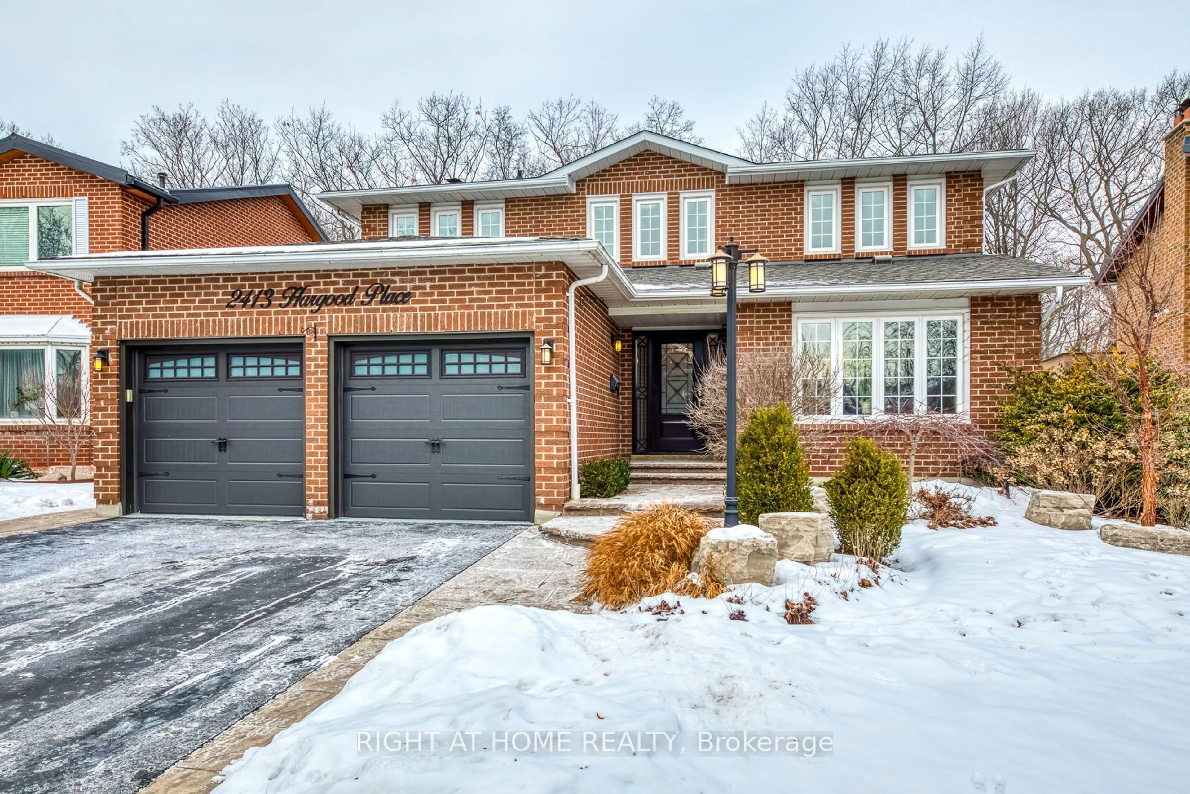 Home with brick exterior material, street for 2413 Hargood Pl, Mississauga Ontario L5M 3G6