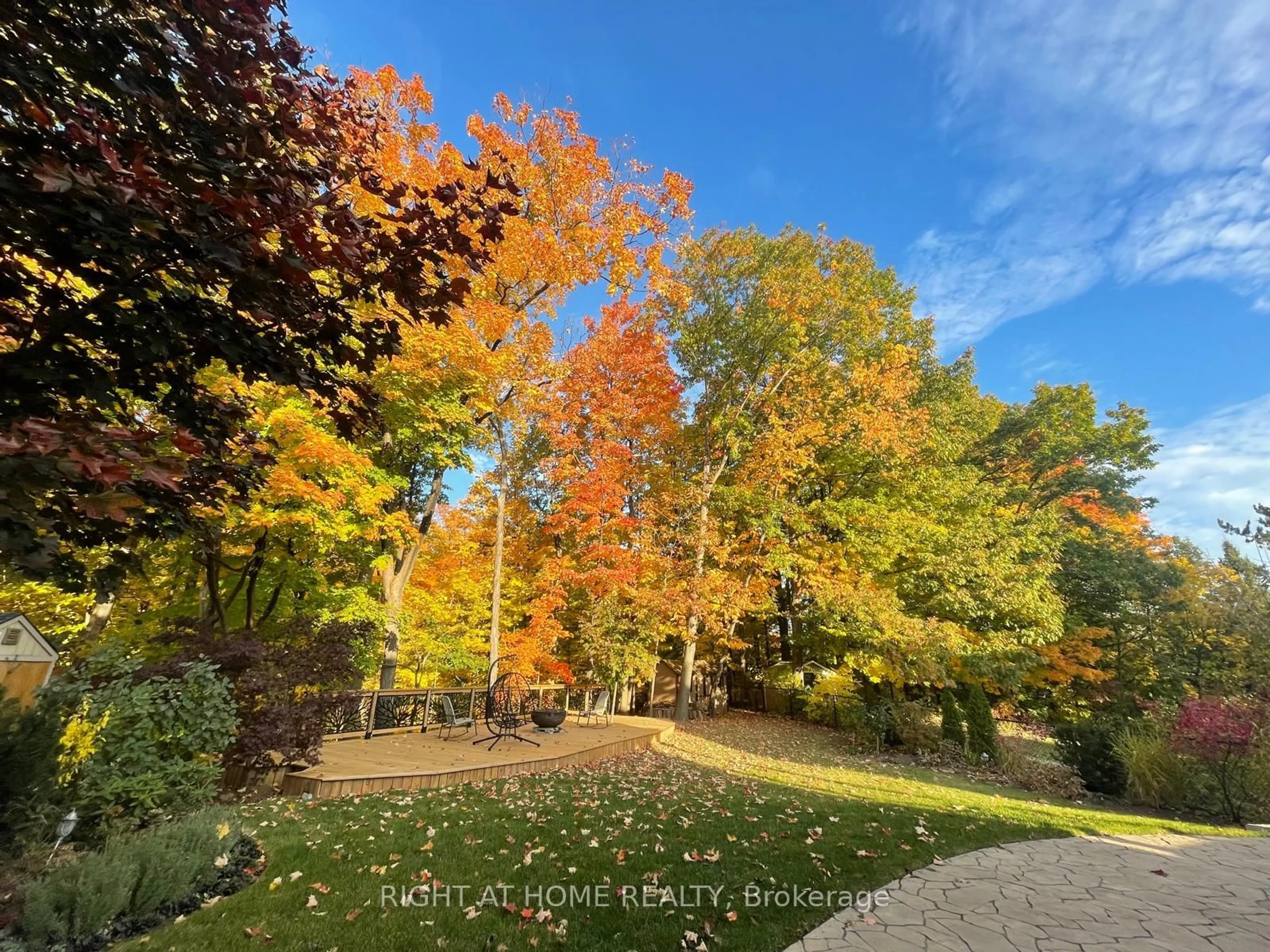 A pic from outside/outdoor area/front of a property/back of a property/a pic from drone, forest/trees view for 2413 Hargood Pl, Mississauga Ontario L5M 3G6