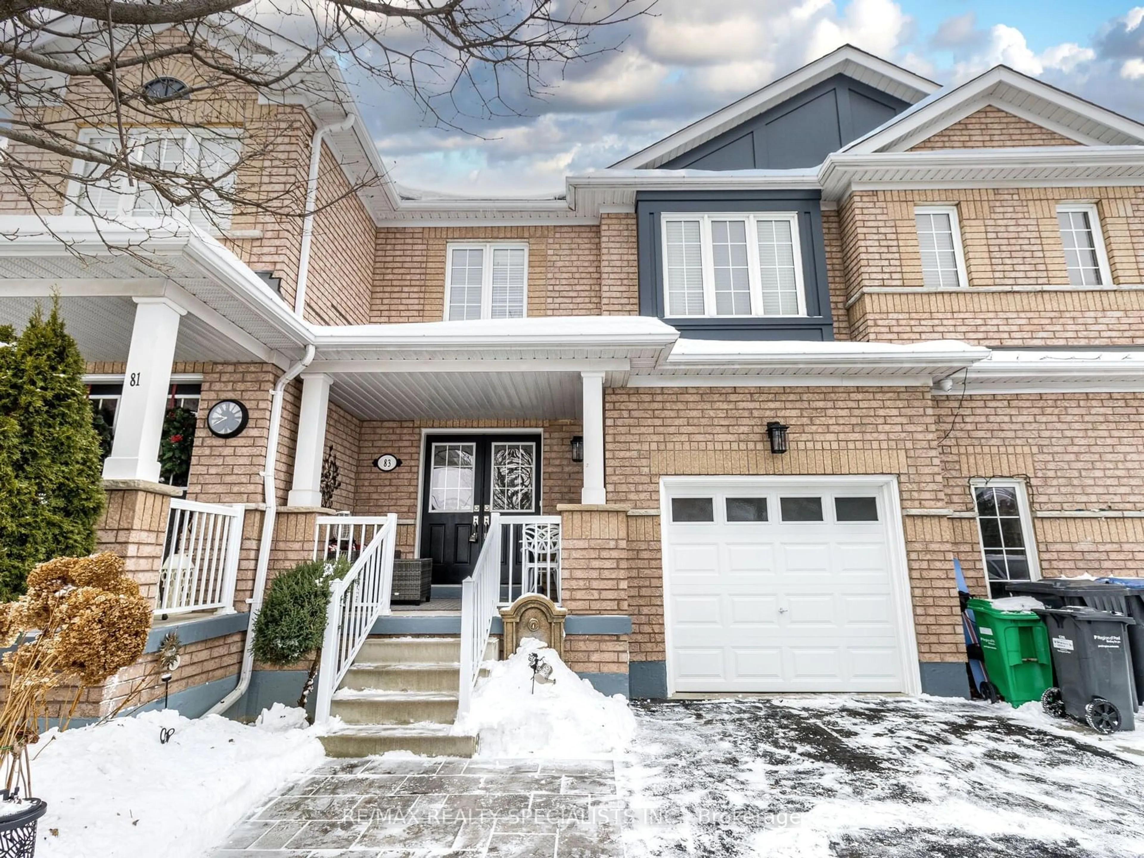 Home with brick exterior material, street for 83 Spicebush Terr, Brampton Ontario L6X 0J5