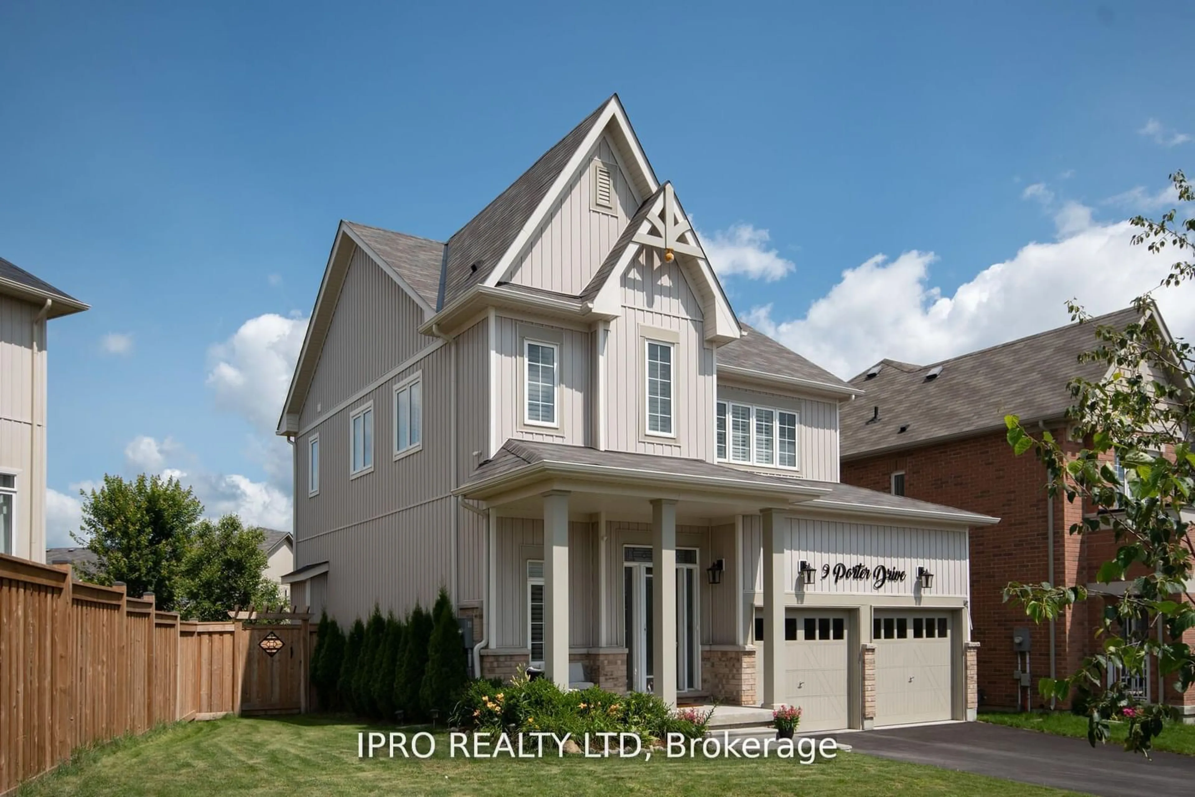 Home with brick exterior material, street for 9 Porter Dr, Orangeville Ontario L9W 6Z4